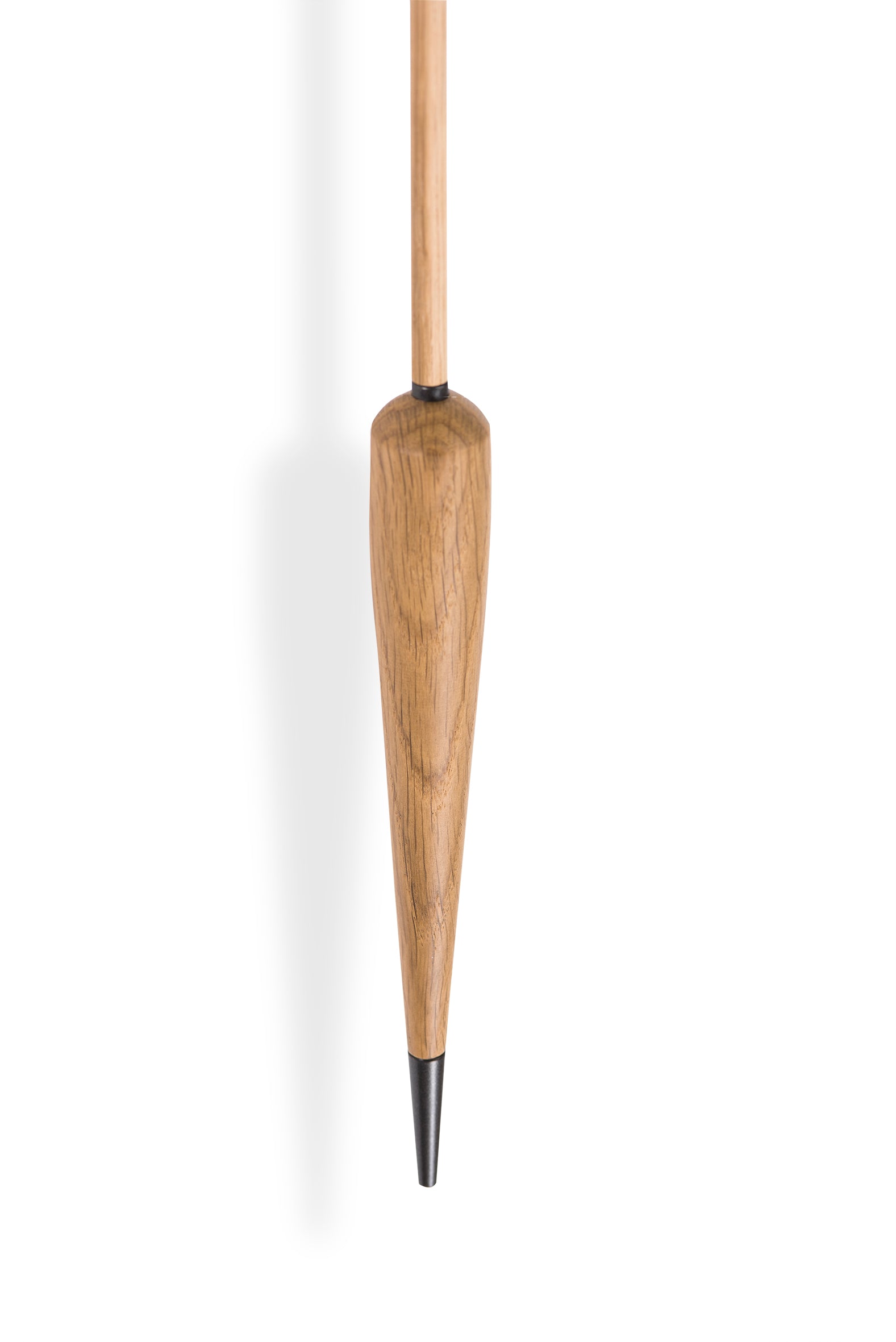 Wanduhr PUNTO Y COMA PREMIUM aus Eichenholz mit Schwarz