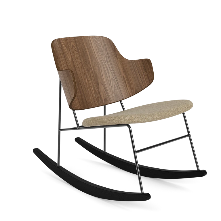 PENGUIN beige rocking chair