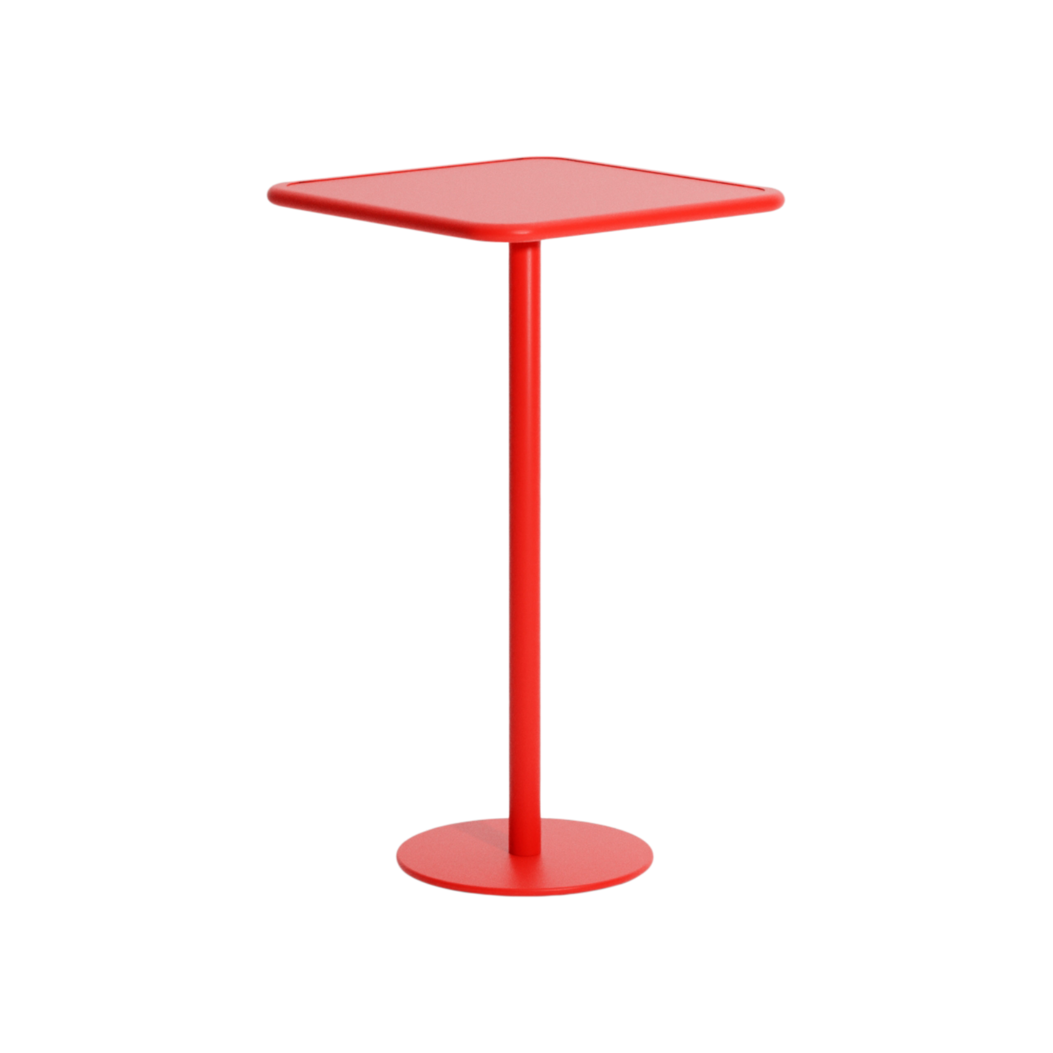 Vierkante tuintafel WEEK-END rood