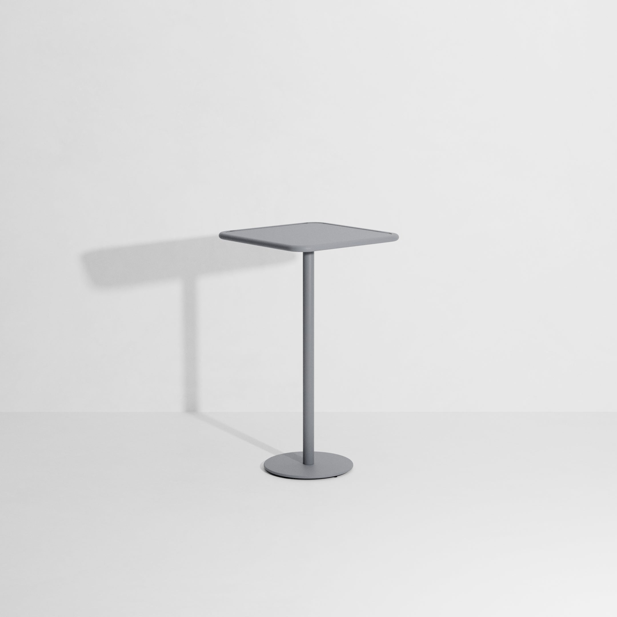 Vierkante tuintafel WEEK-END grijs
