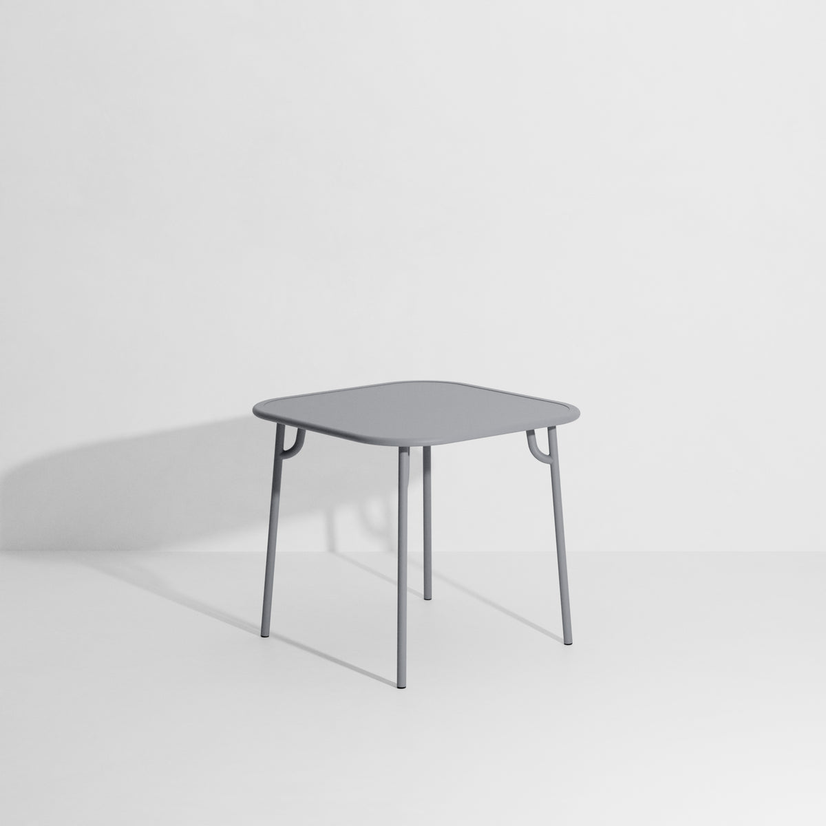 Vierkante tuintafel WEEK-END grijs