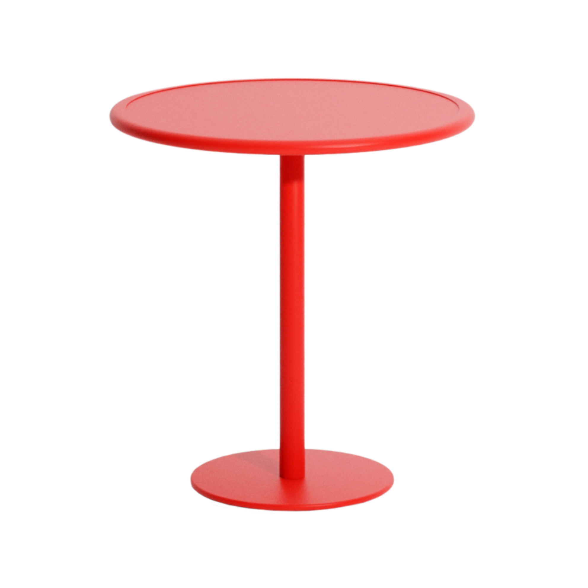 Ronde tuintafel WEEK-END in het rood