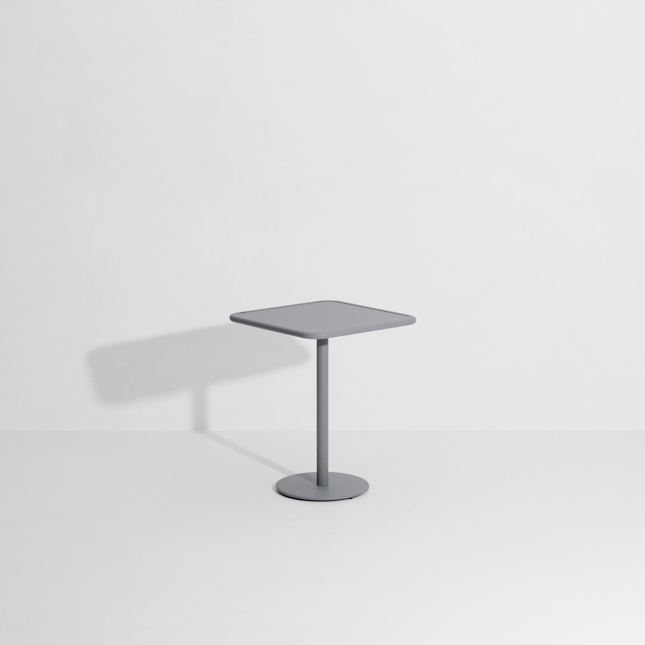 Vierkante tuintafel WEEK-END grijs