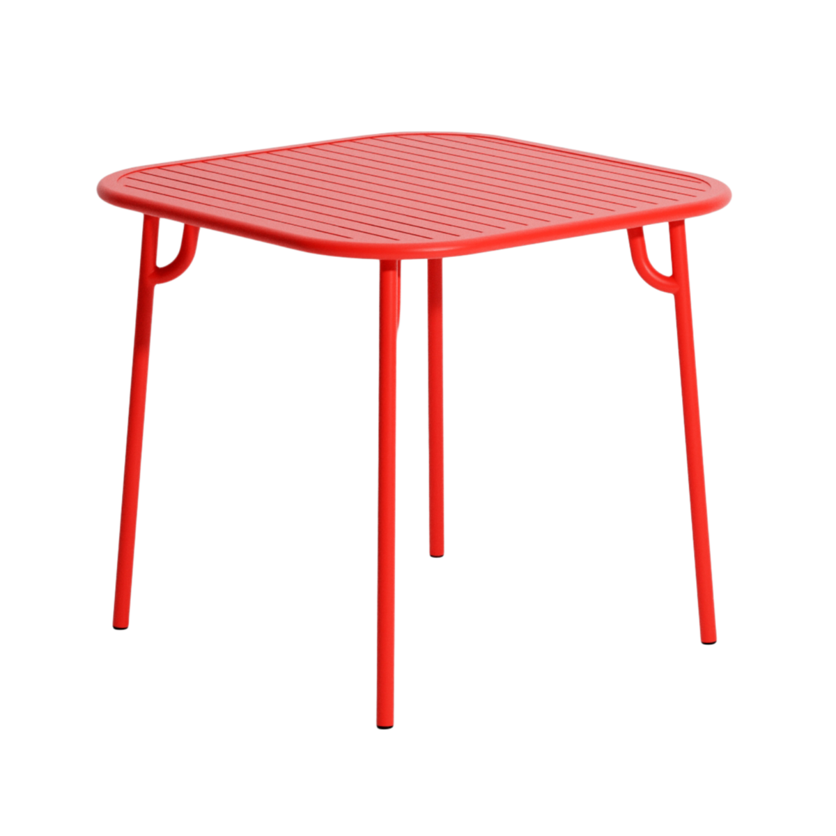 Vierkante tuintafel WEEK-END rood