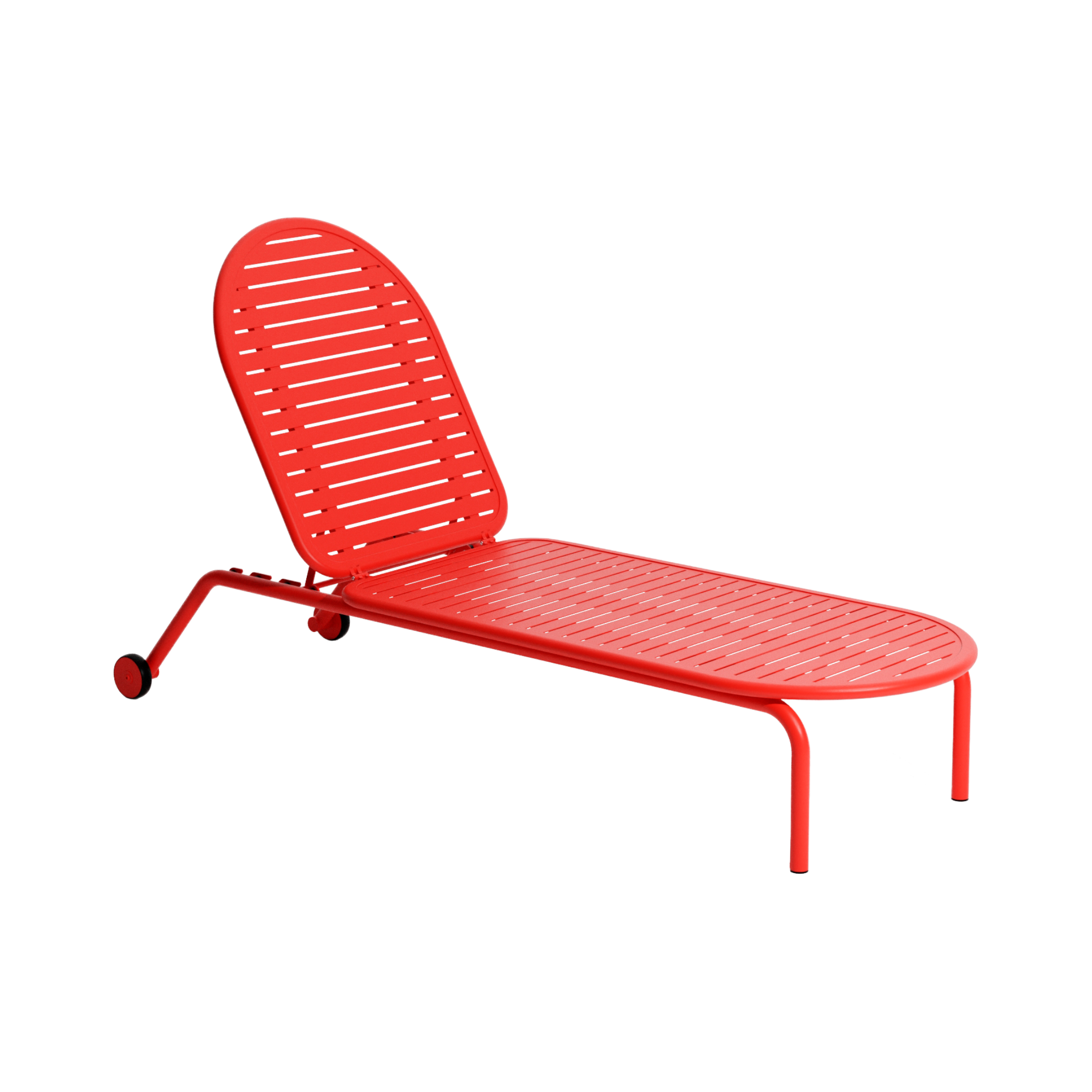 Tuinligstoel WEEK-END rood