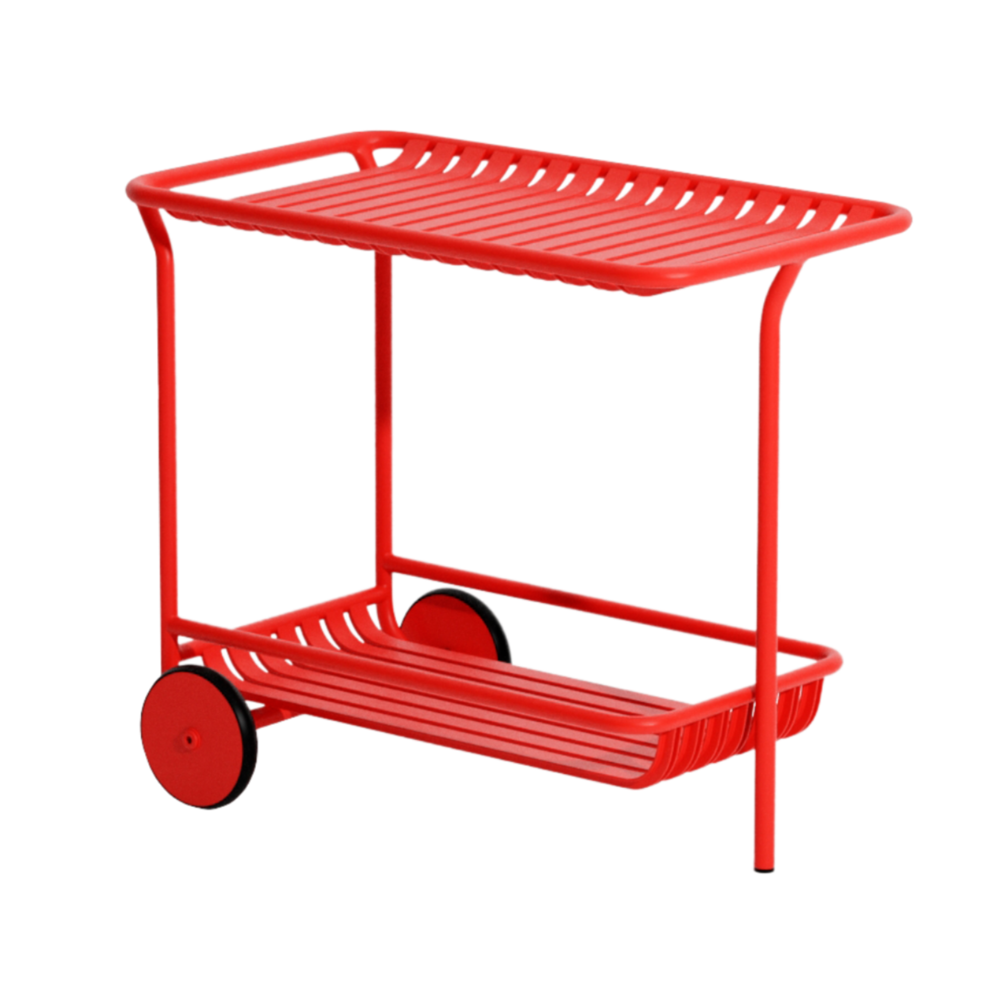 Tuinbarwagen WEEK-END in het rood