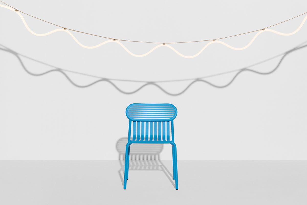 Hanglamp SPLINE beige met blauw