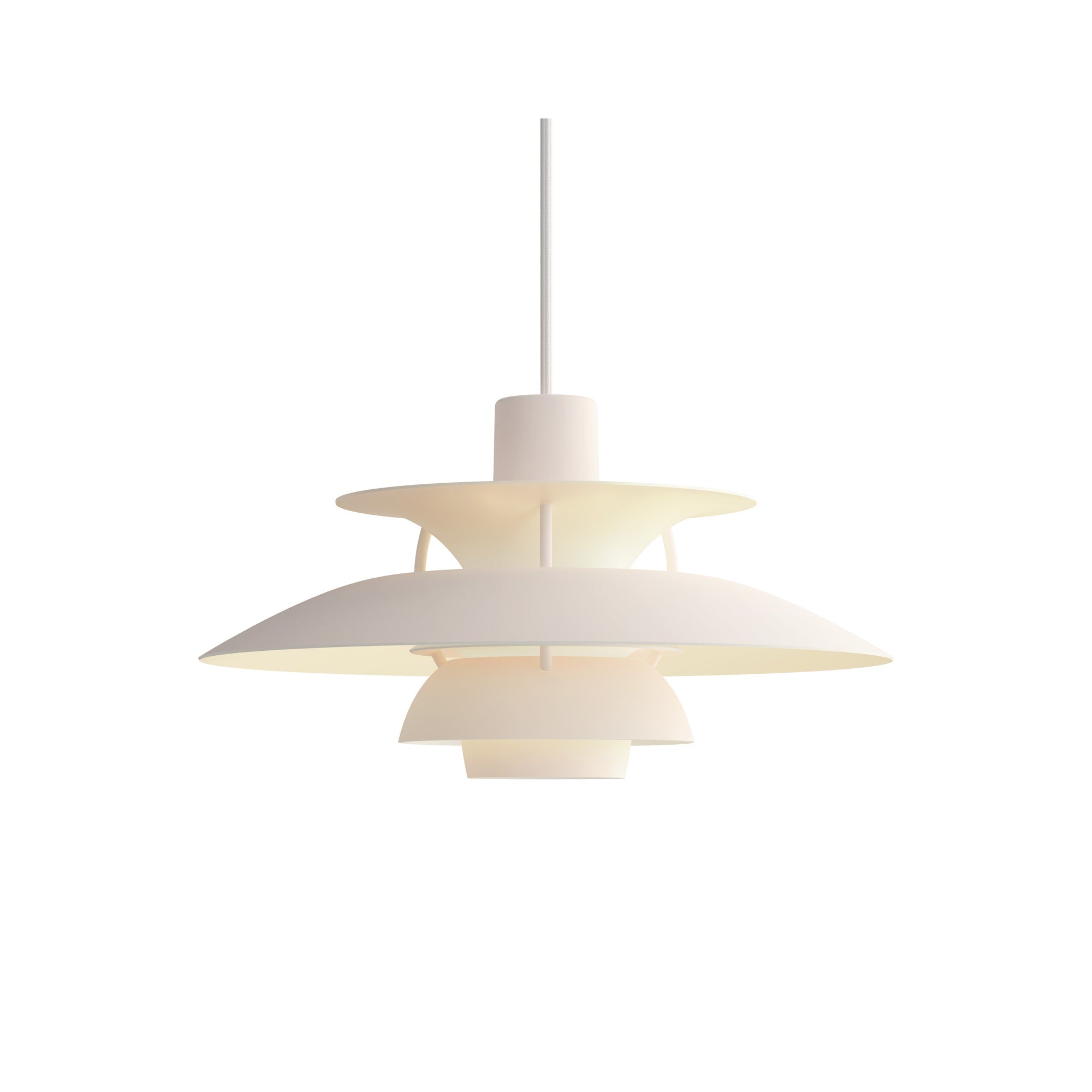 PH 5 Pendant Lamp Monochromatic Pale Pink