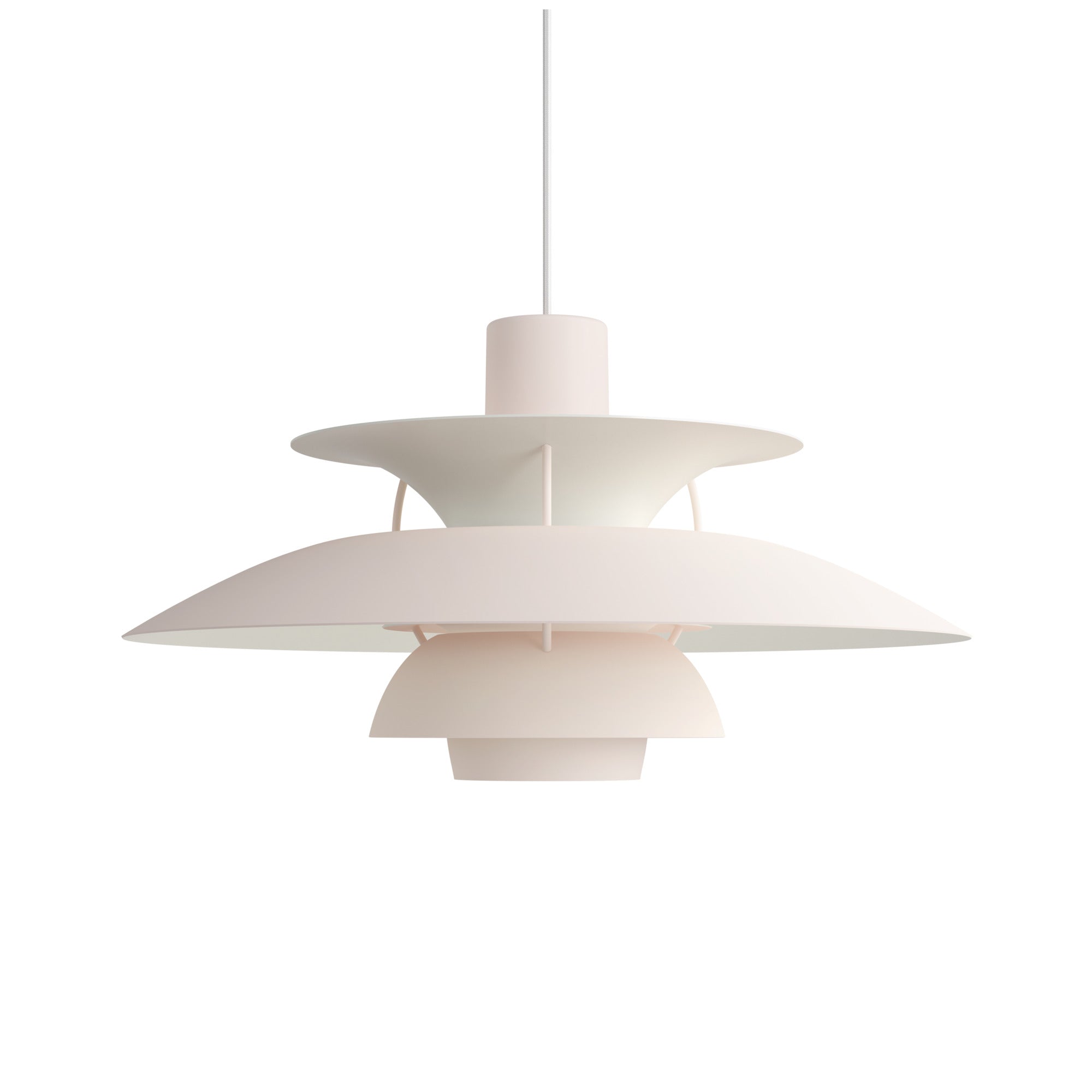 PH 5 Pendant Lamp Monochromatic Pale Pink