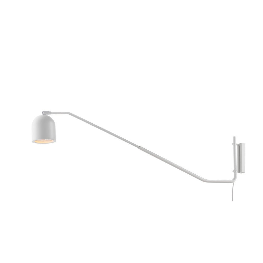Wandlamp met arm PURO wit