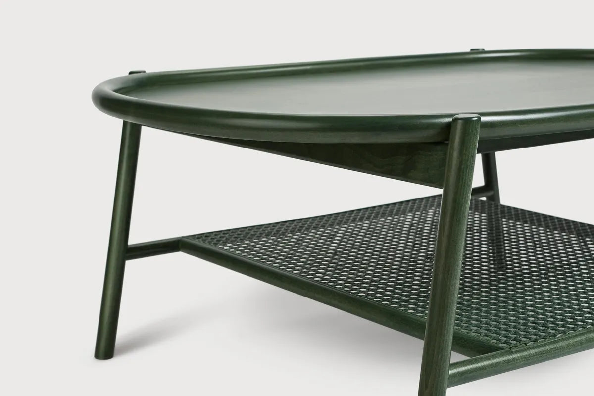 Coffee table drum beech wood