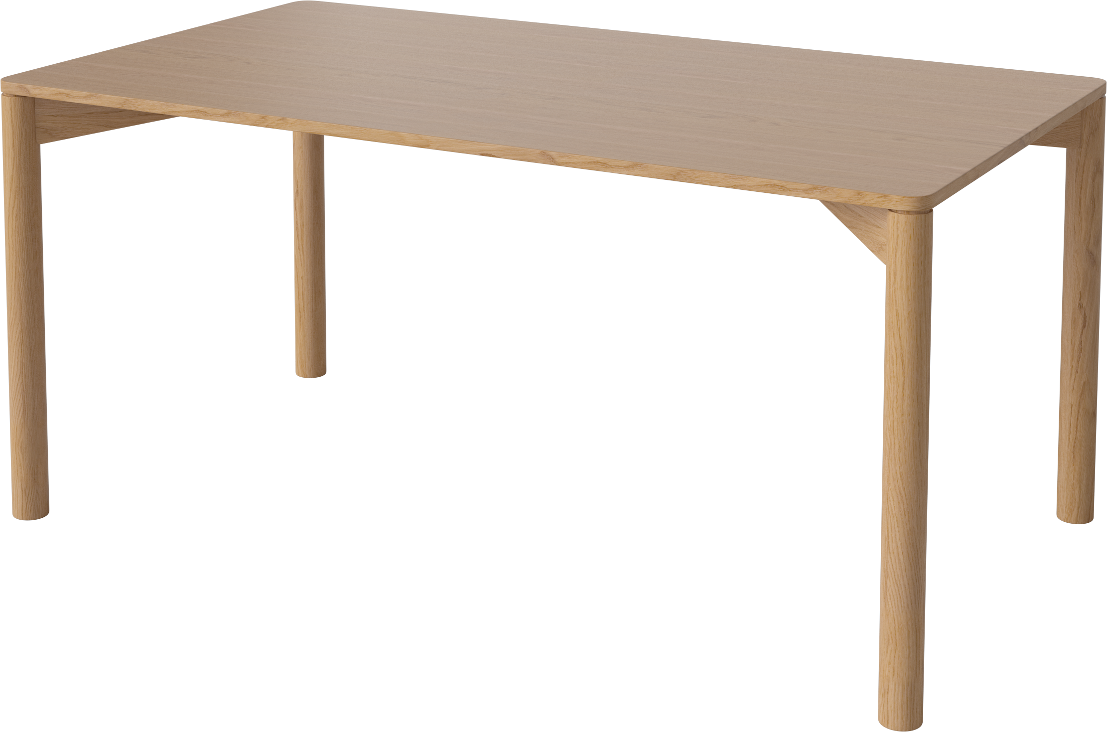 Eettafel PANA met eikenhouten basis