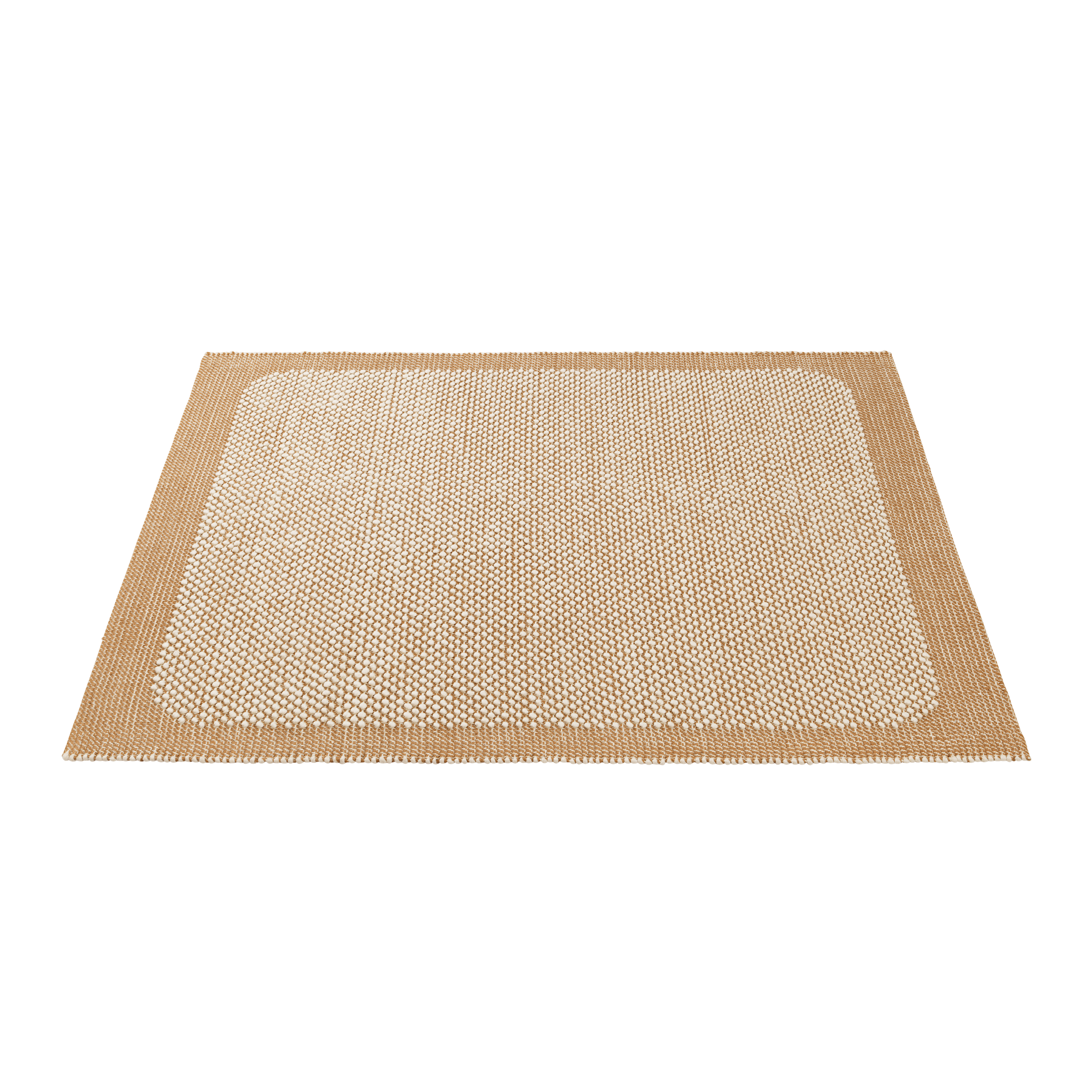 PEBBLE rug orange with beige
