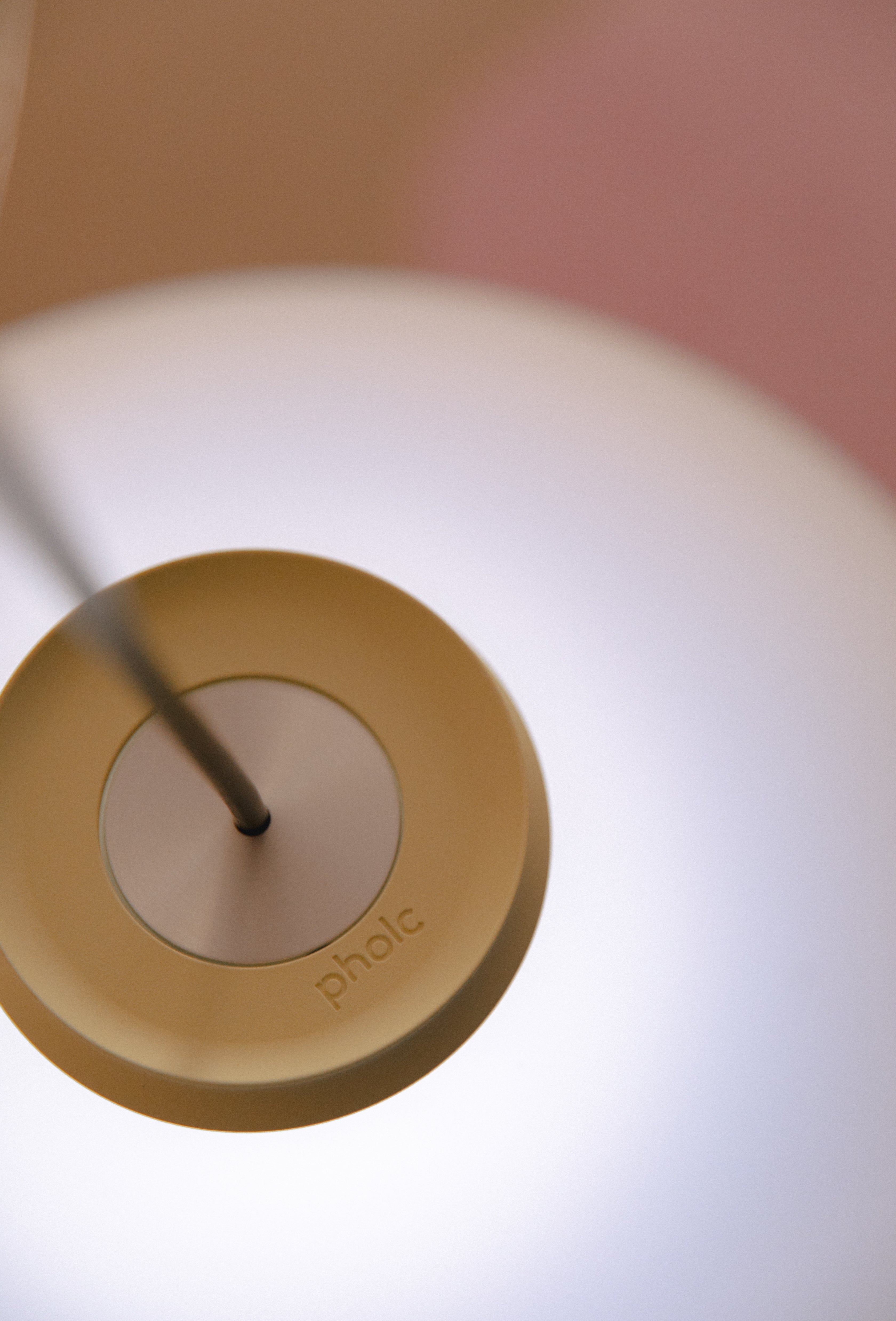 Hanglamp ALINE heldergeel met witte kap