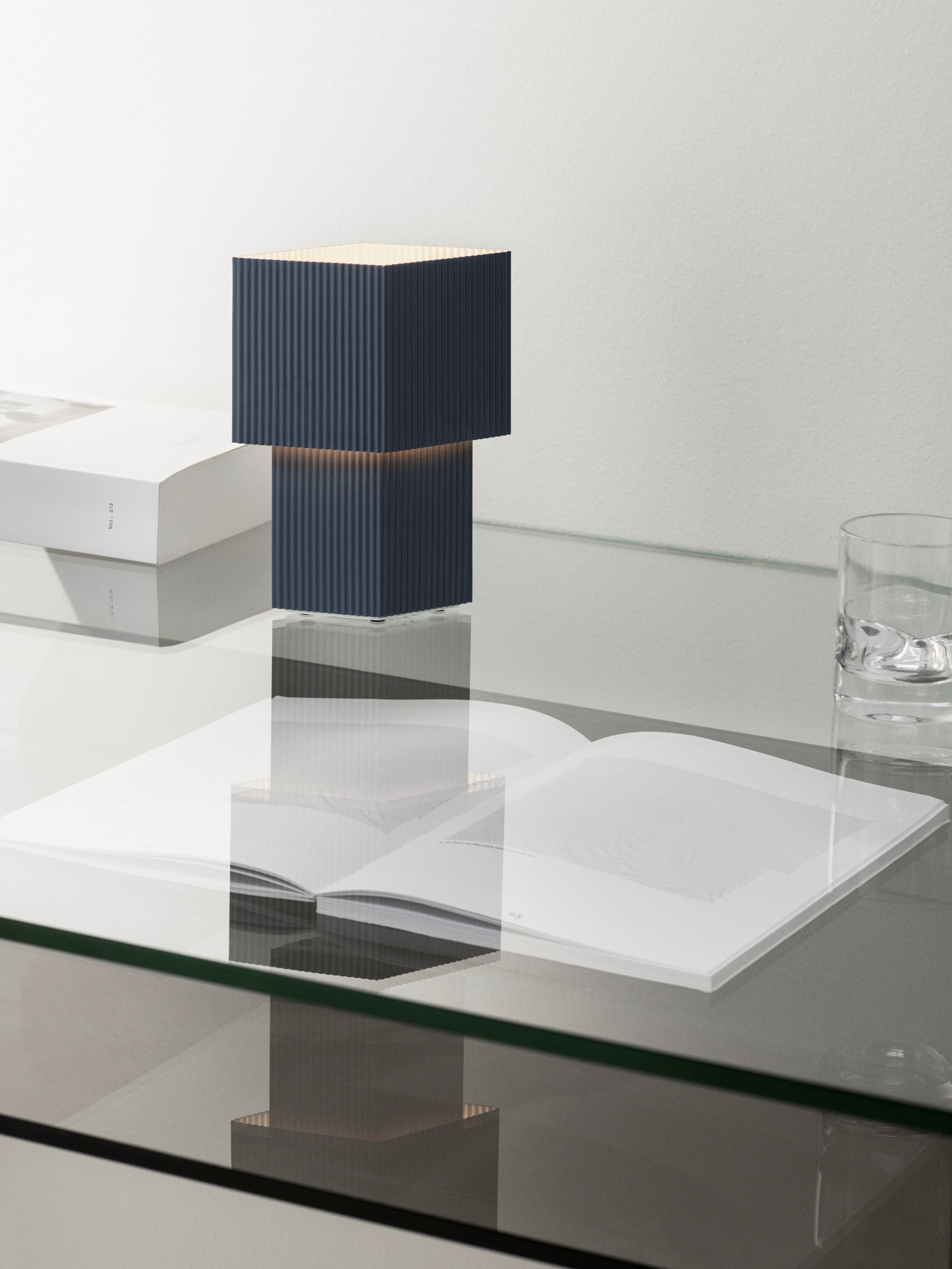 Tafellamp ROMB MINI donkerblauw