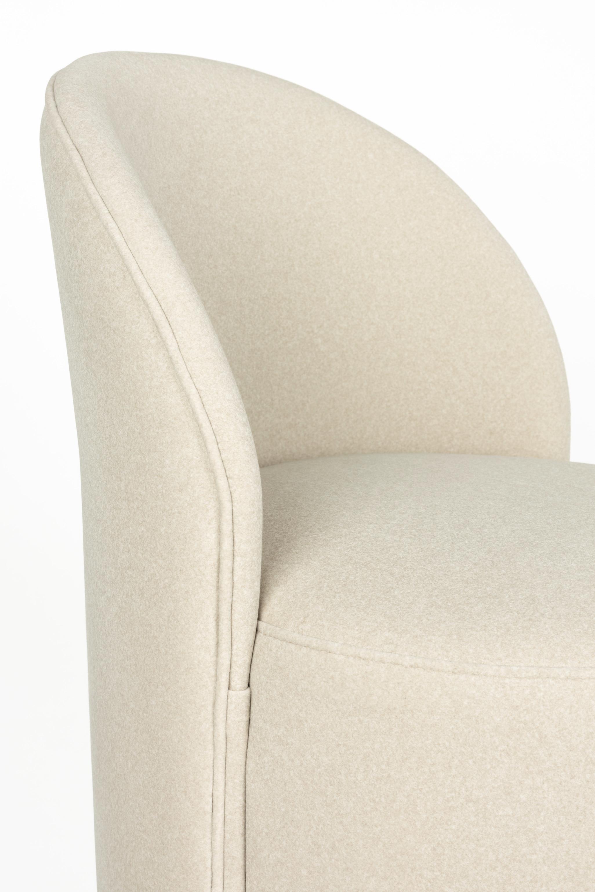 Beige PLUSH fauteuil