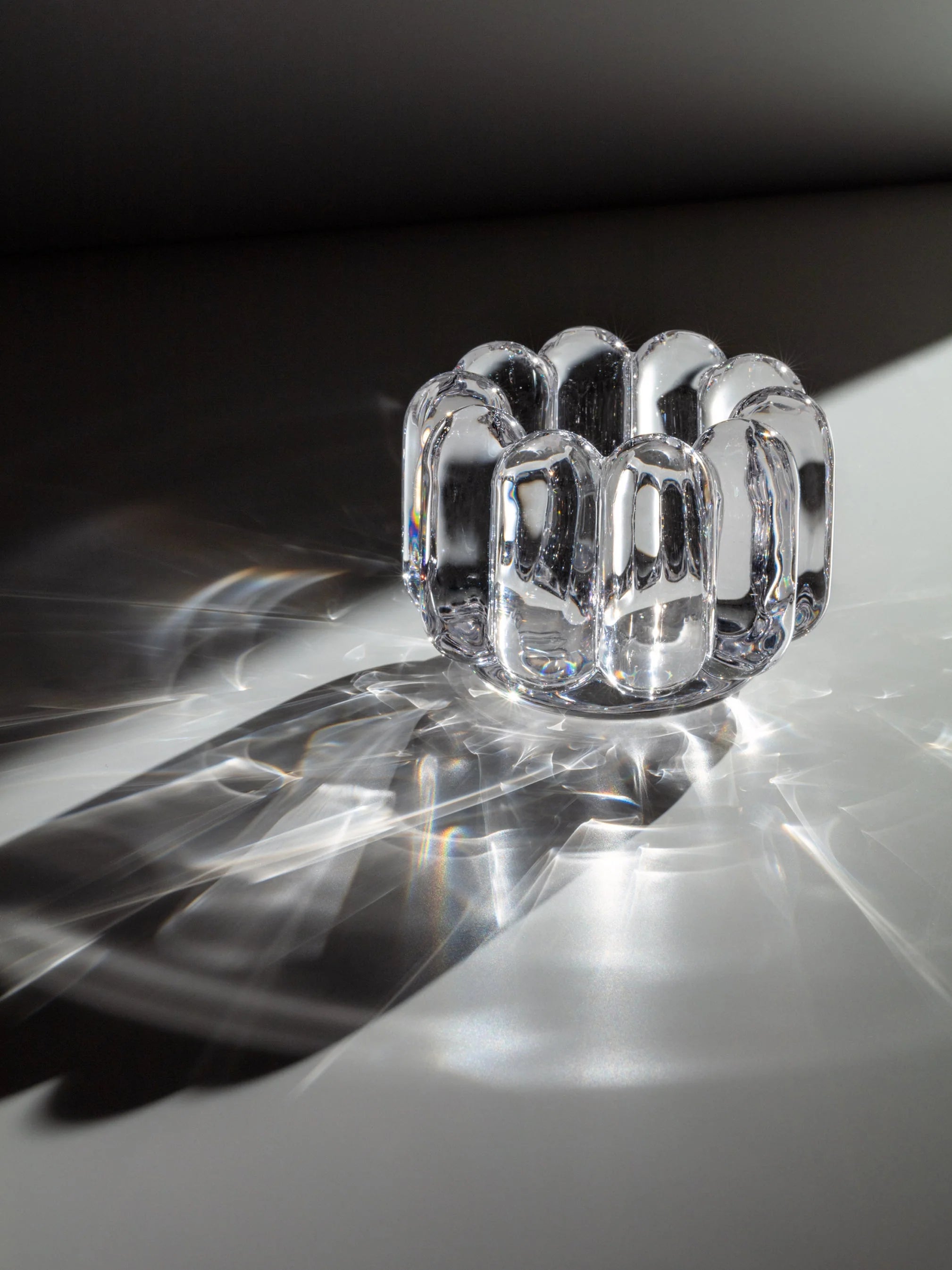 Kaarsenhouder PRESS glas