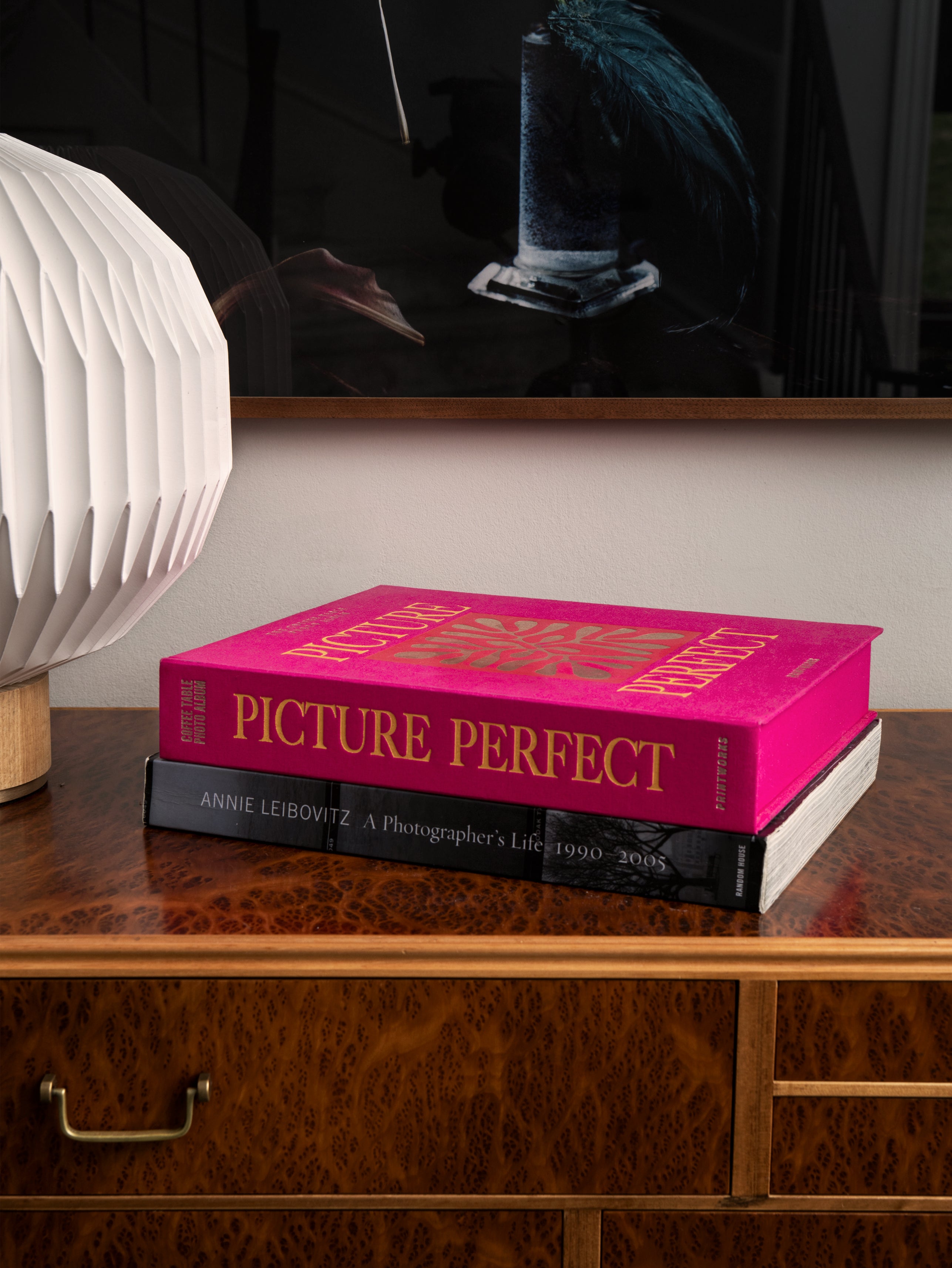 Fotoalbum PICTURE PERFECT roze met goud