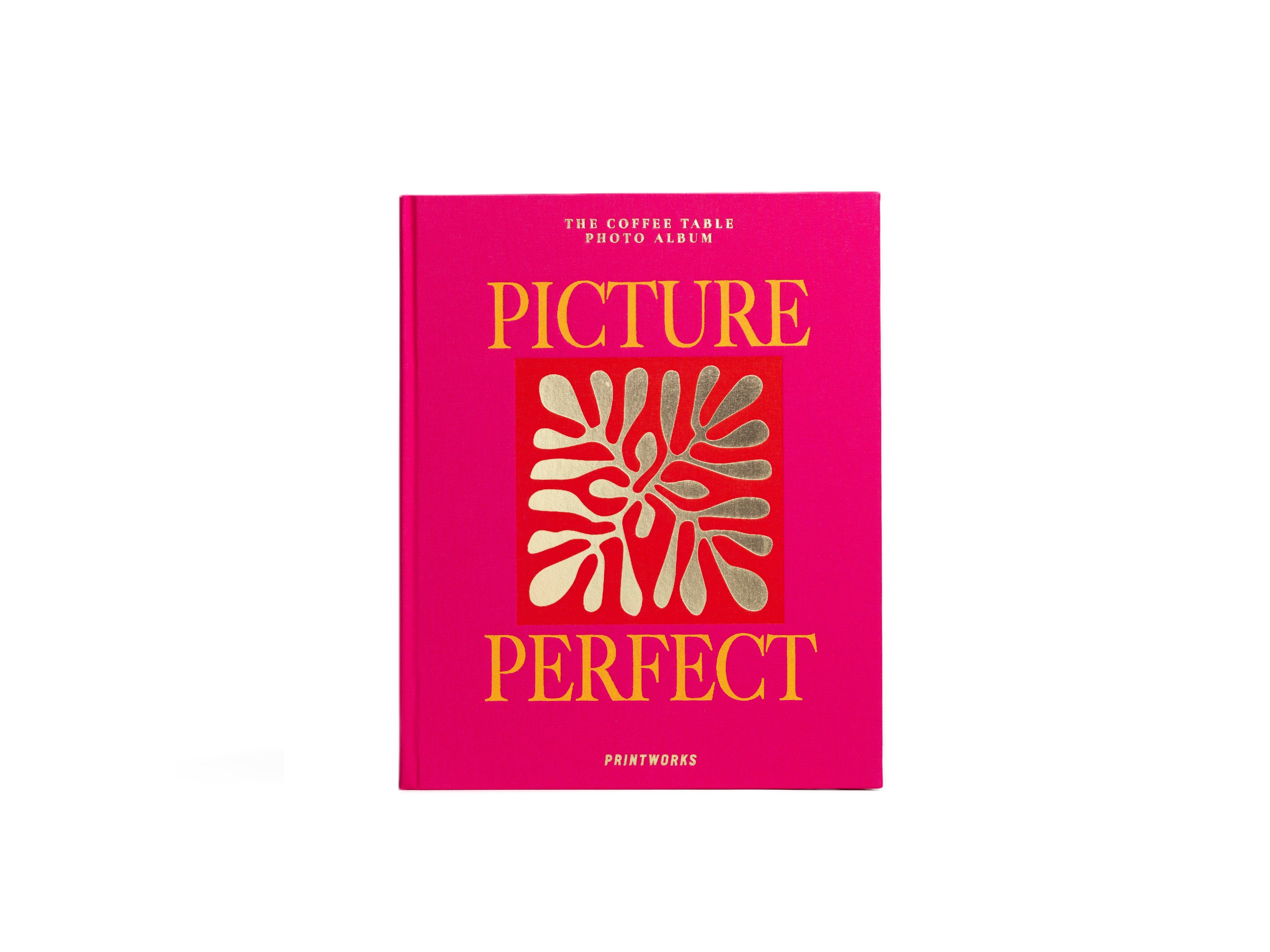 Fotoalbum PICTURE PERFECT roze met goud