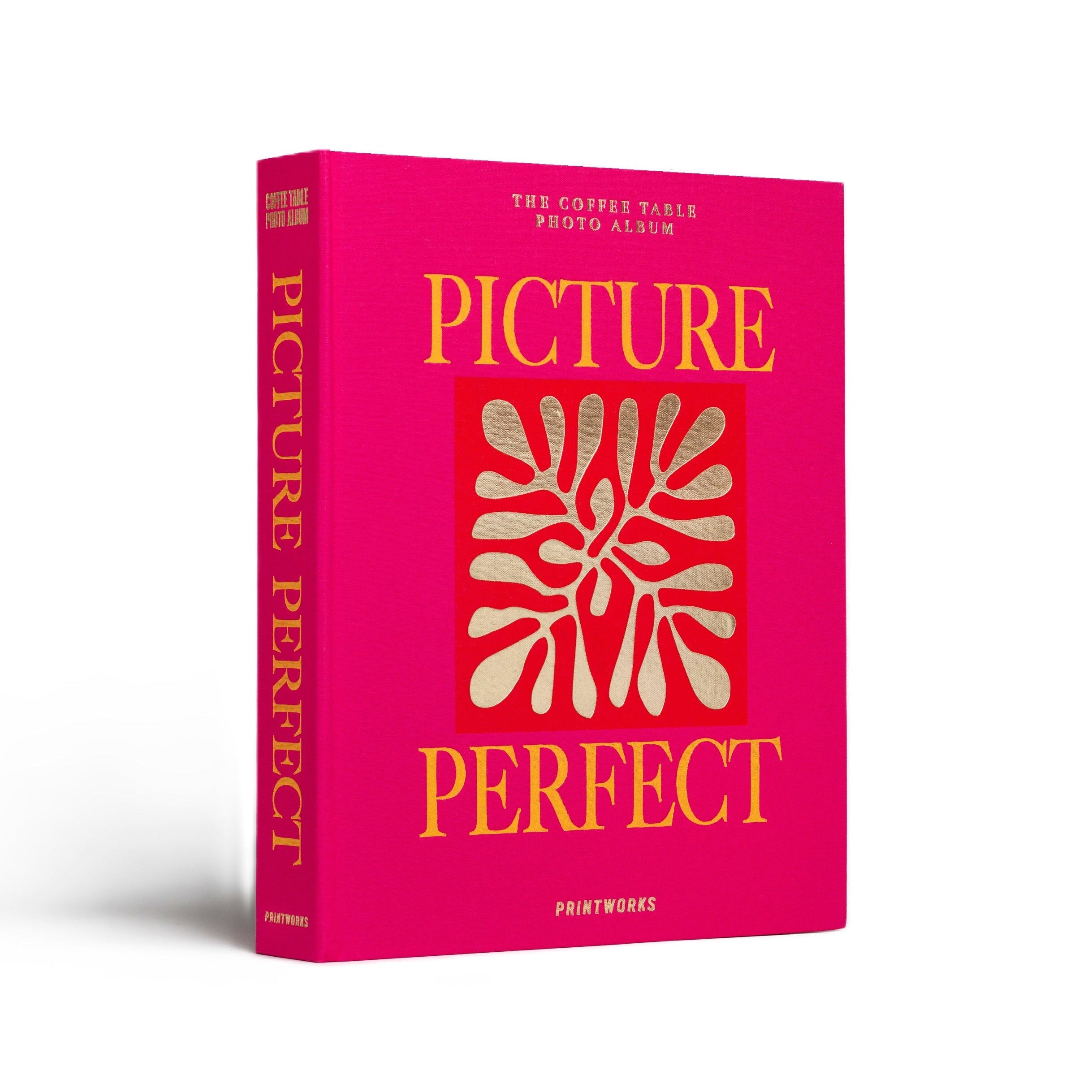 Fotoalbum PICTURE PERFECT roze met goud