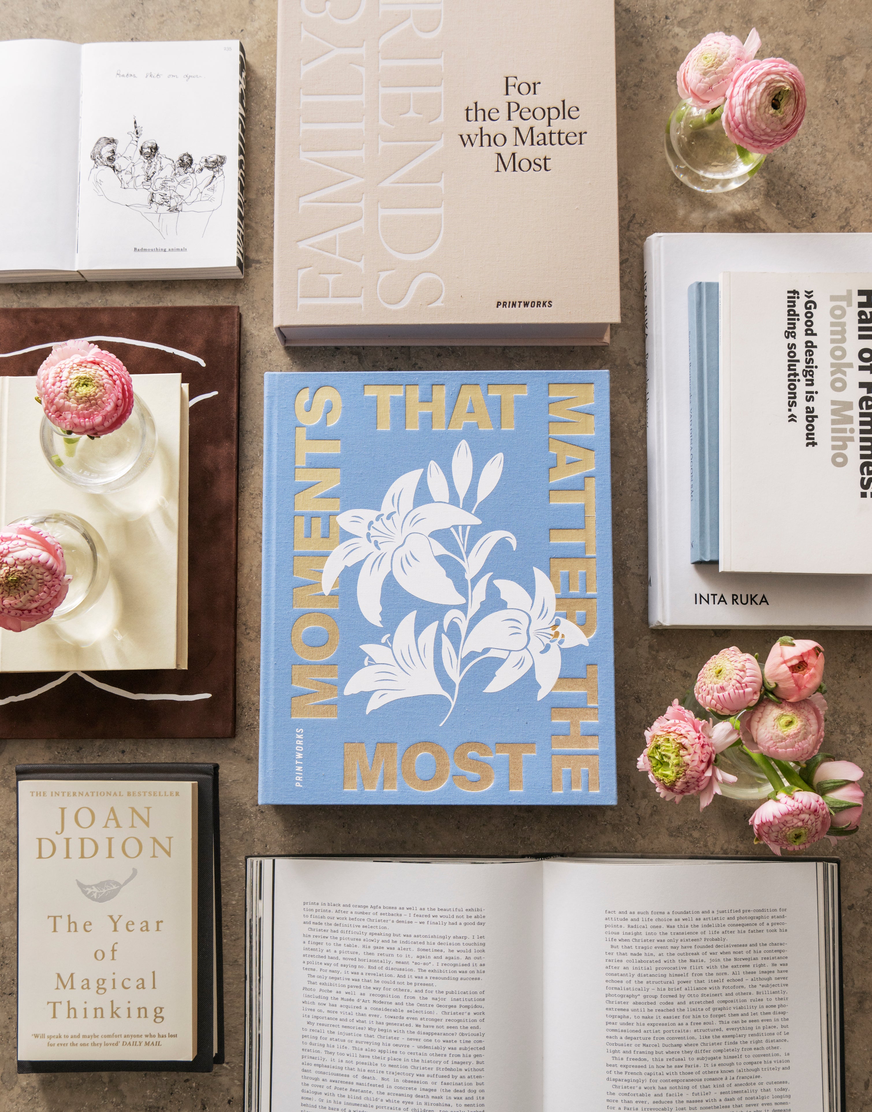 Fotoalbum MOMENTS THAT MATTERS THE MOST blauw