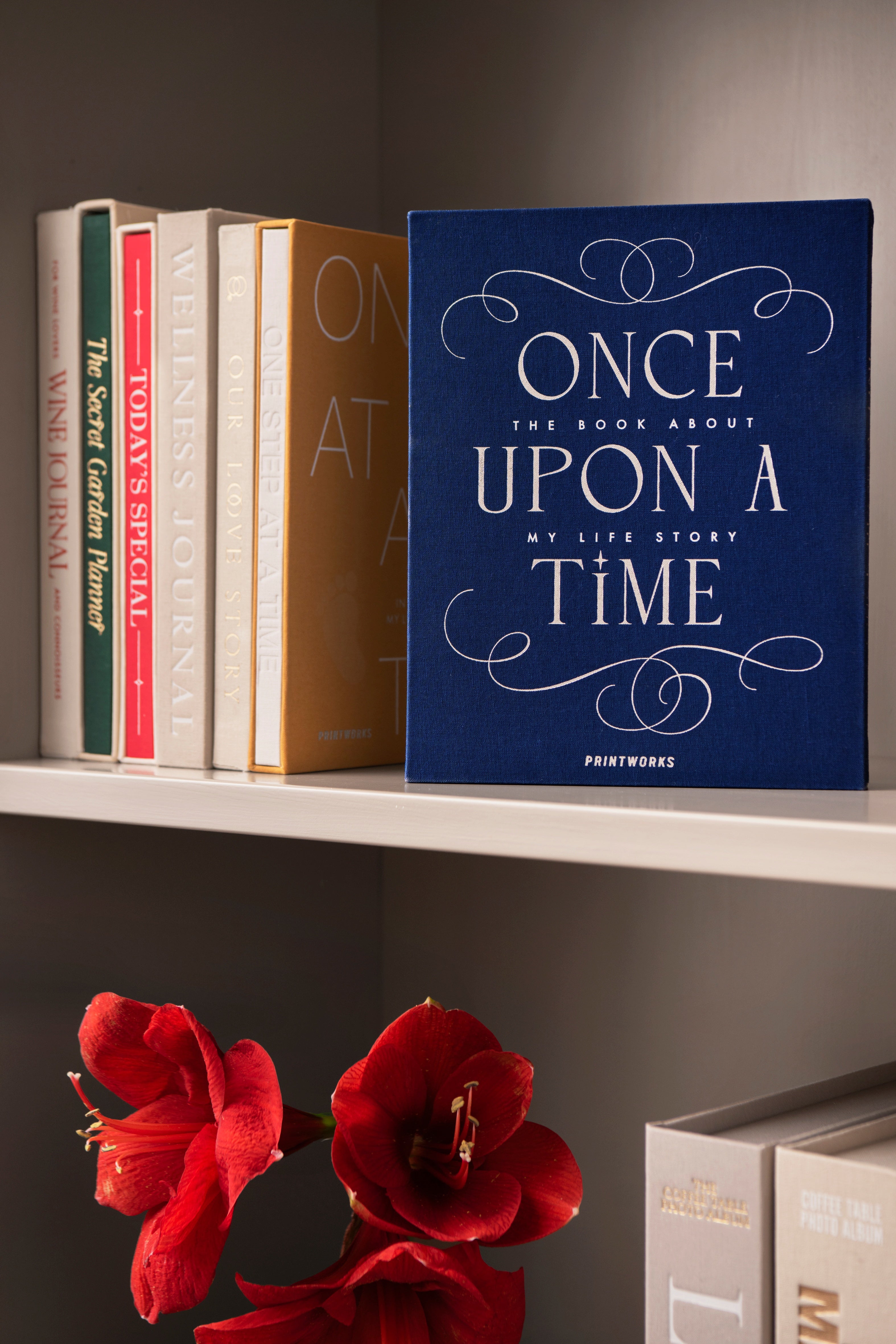 Erinnerungsbuch ONCE UPON A TIME navy mit blau
