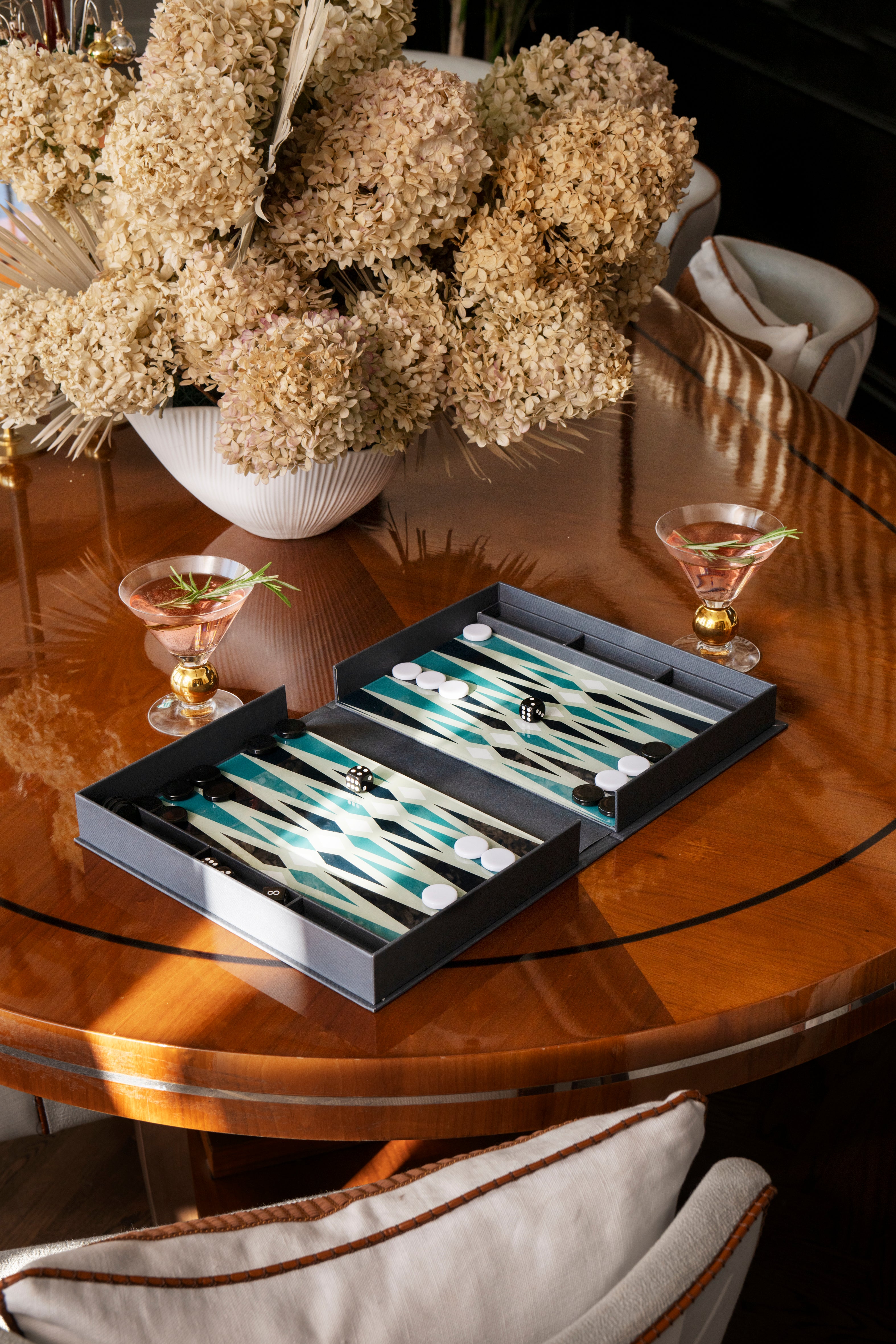 Backgammon Set BACKGAMMON CLASSIC grijs