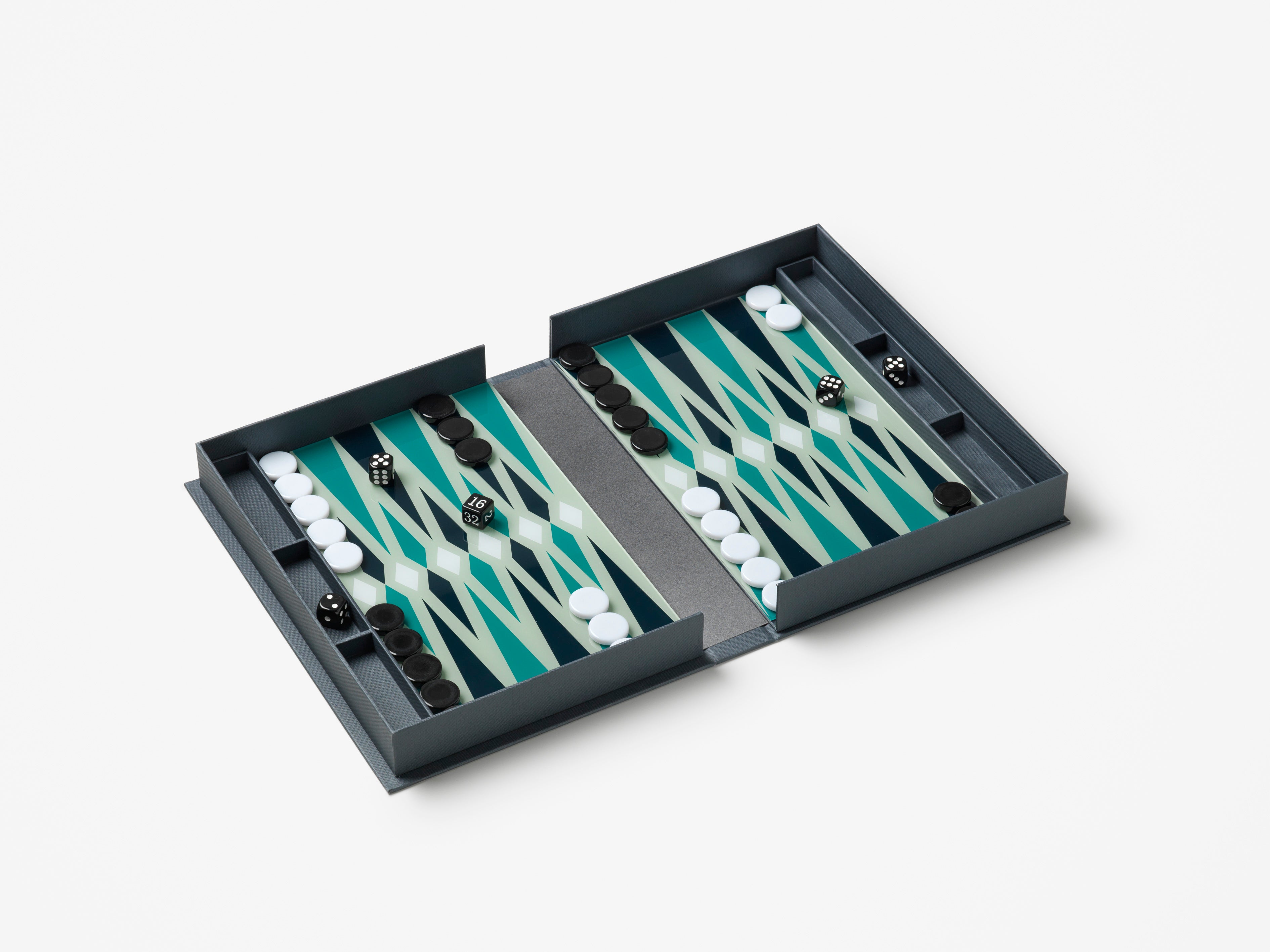 Backgammon Set BACKGAMMON CLASSIC grijs