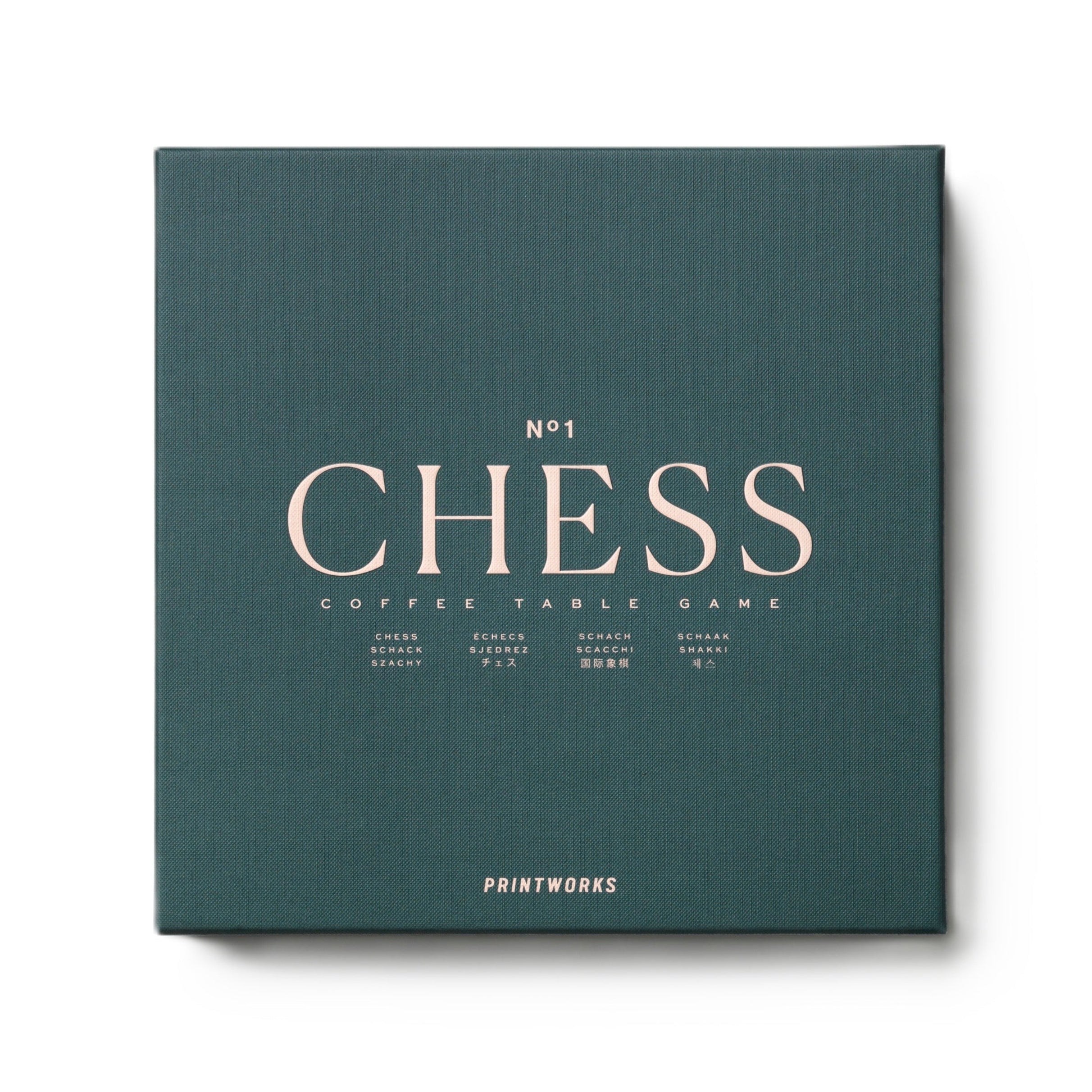 Zestaw do gry w szachy CHESS CLASSIC zielony – drewno