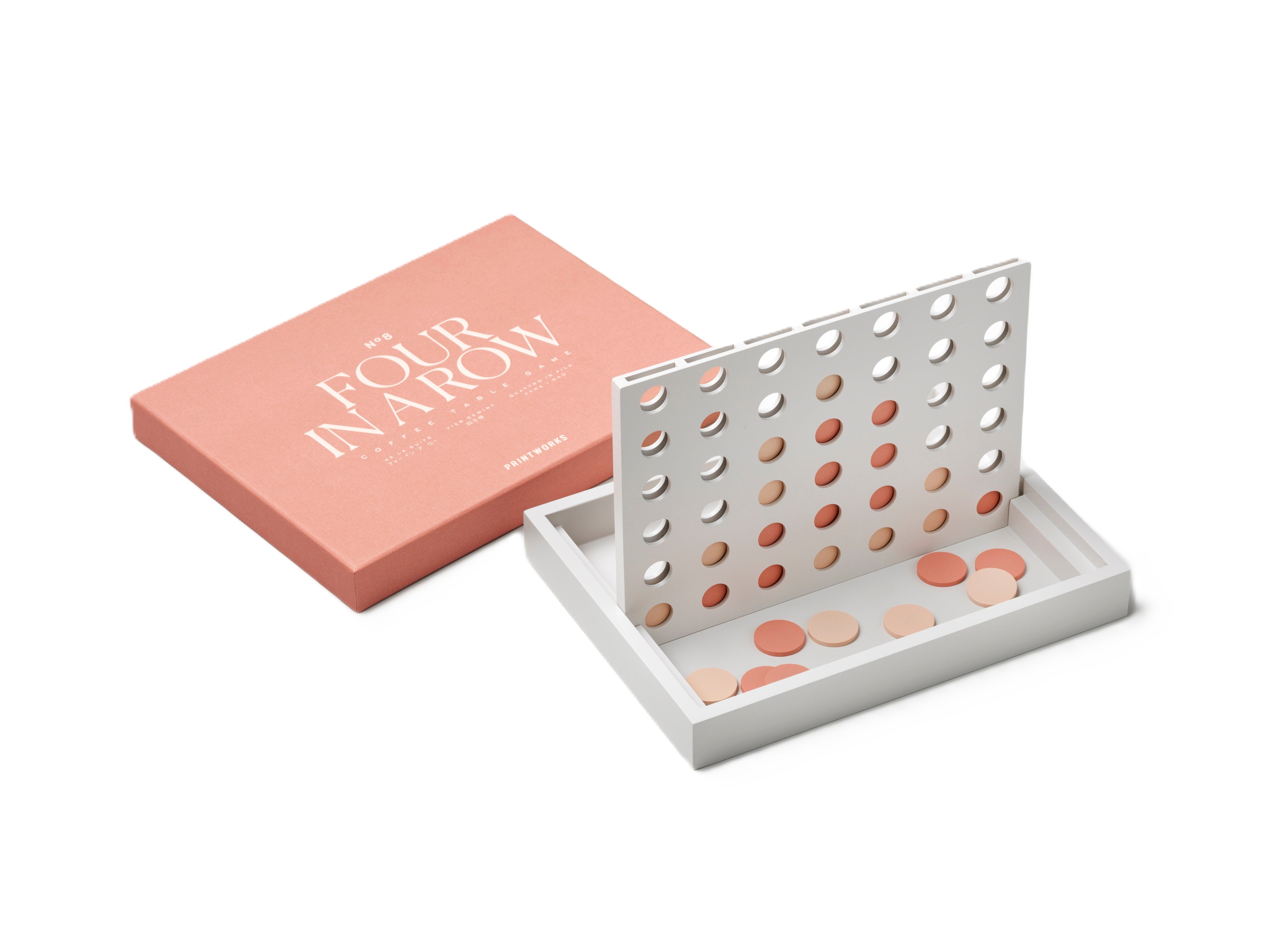 Strategisch spel VIER OP EEN RIJ roze