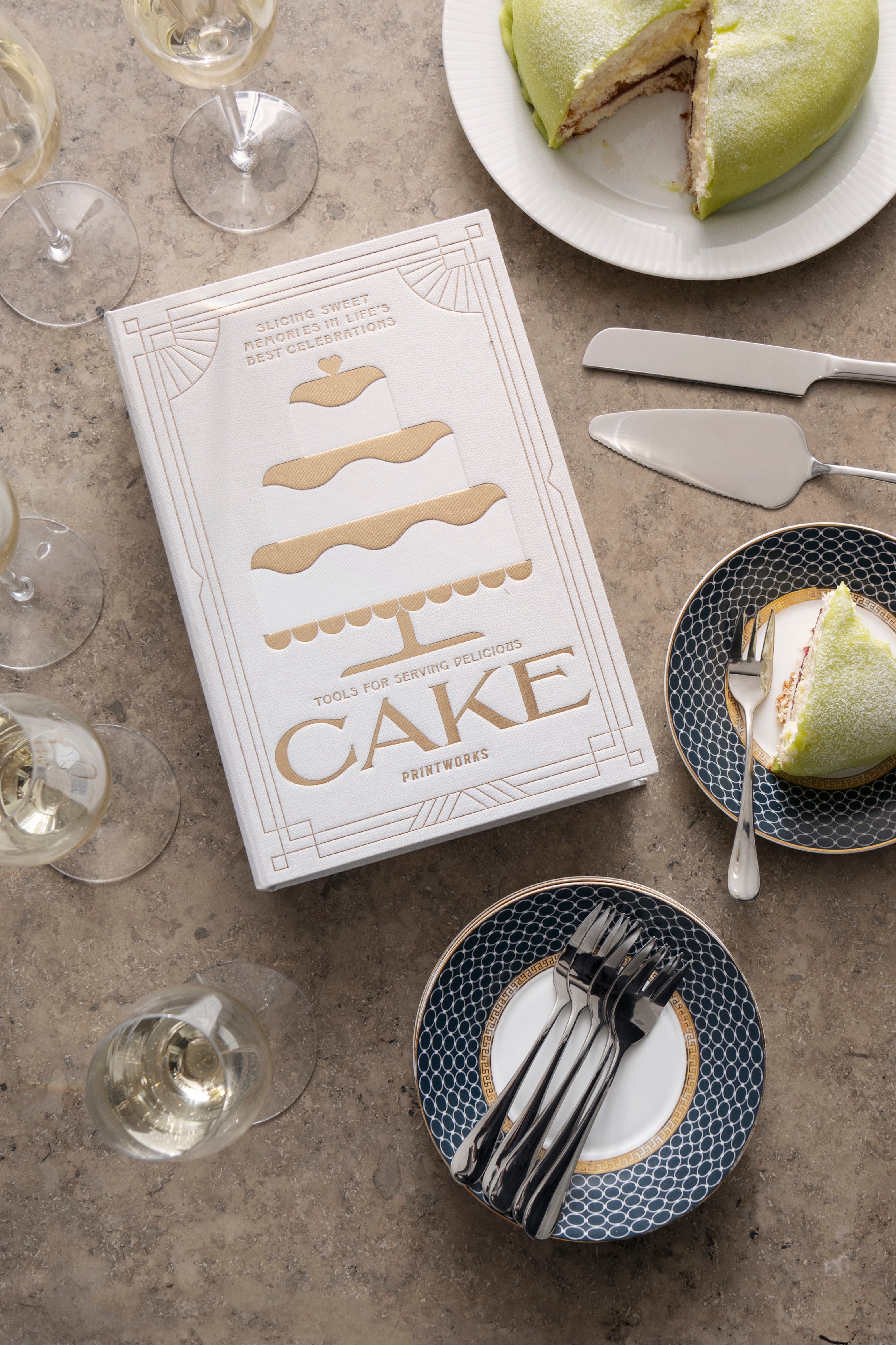 Taartserveerset CAKE TOOLS beige