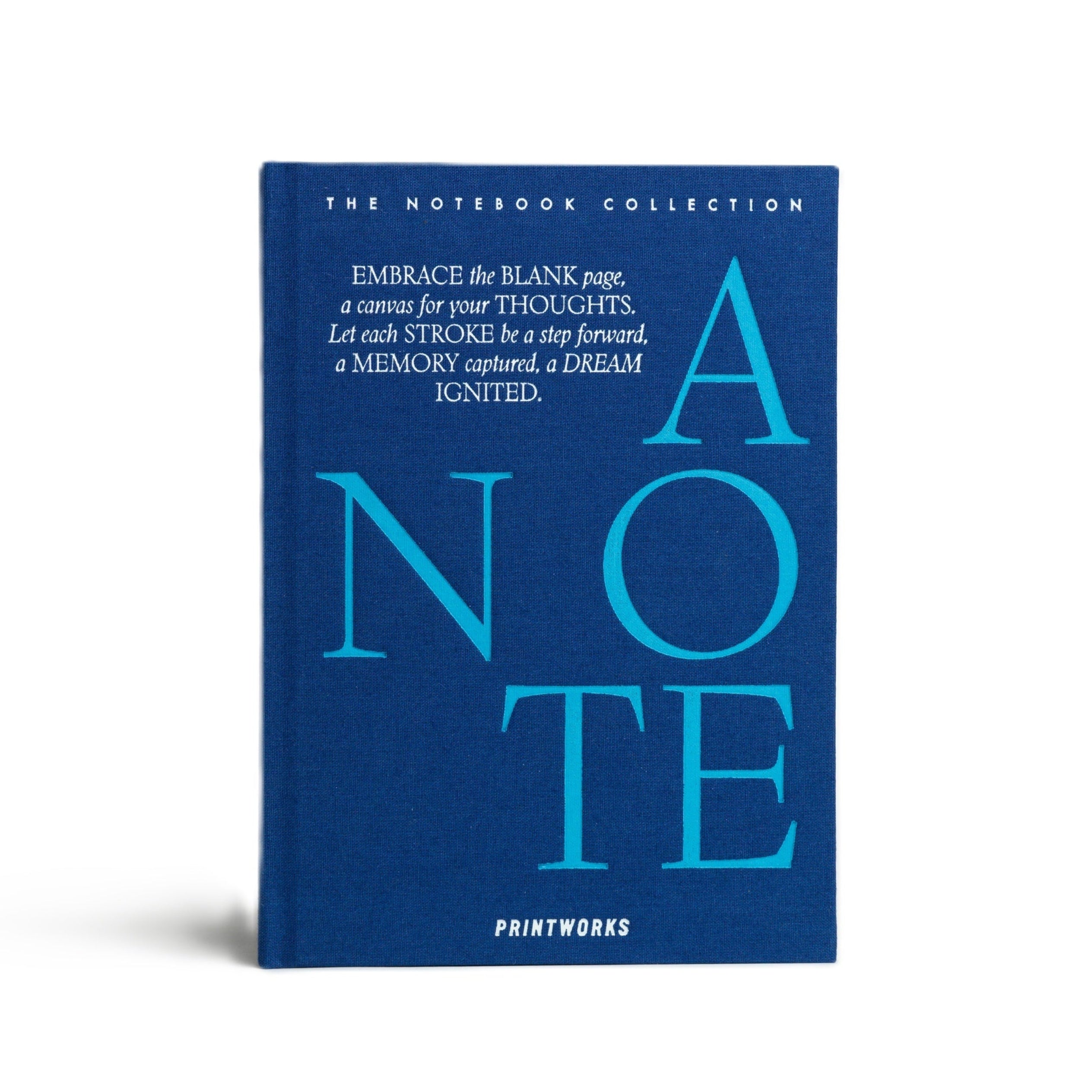 Notatnik JUST A NOTE granatowy z niebieskim – Printworks
