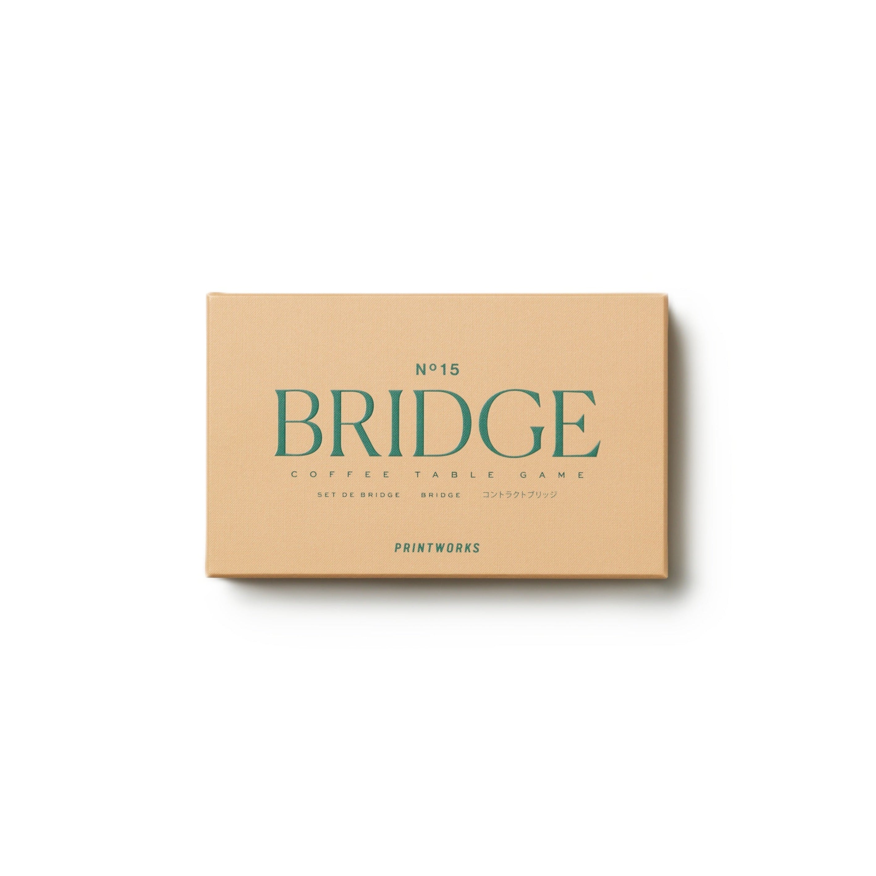 Bridge Set Spielkarten-Set braun