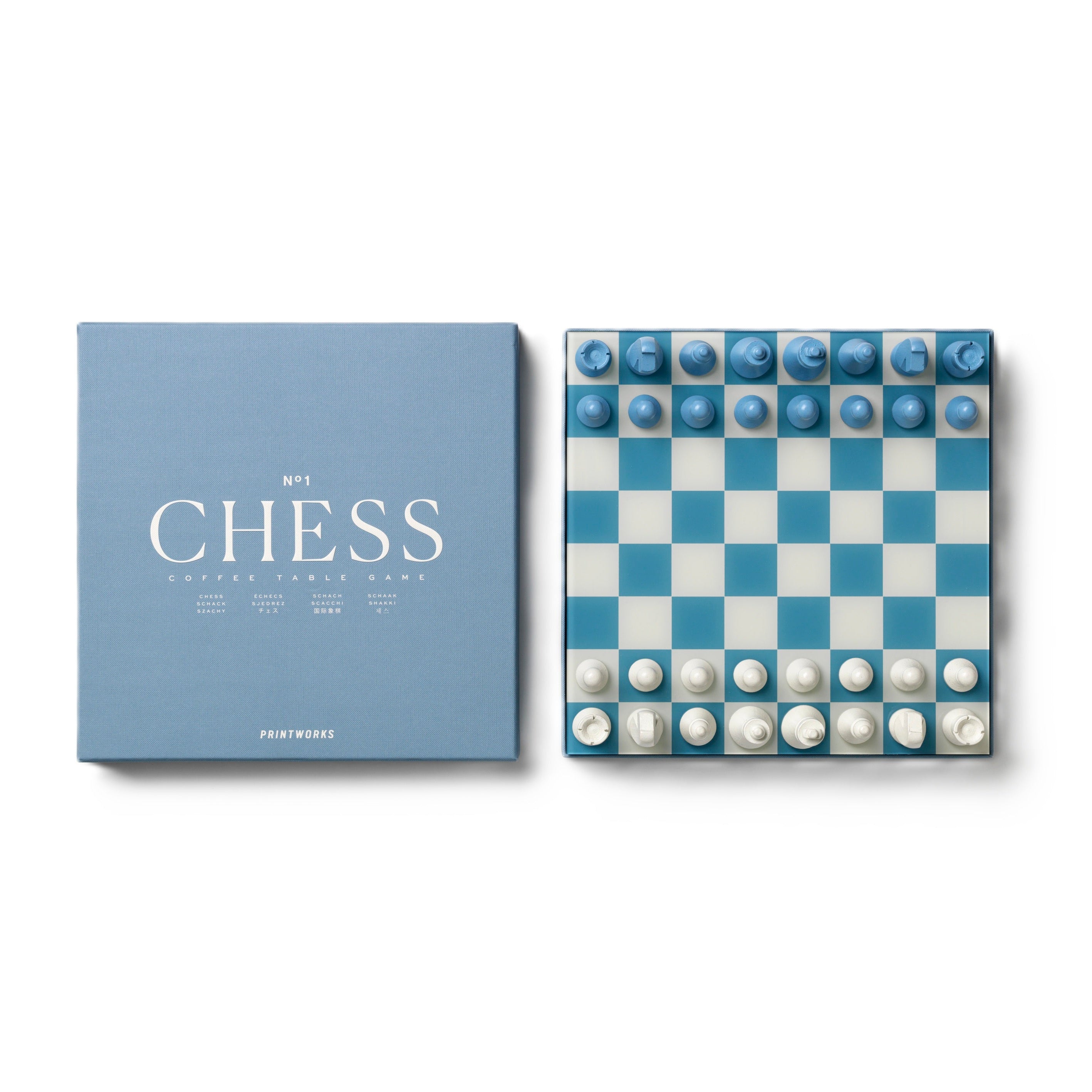 Schaken Set CHESS CLASSIC blauw