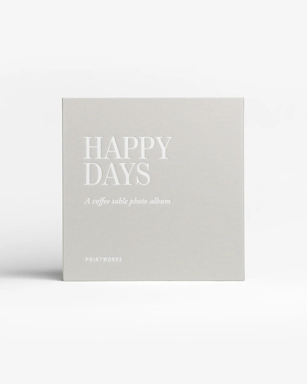 Fotoalbum HAPPY DAYS hellgrau