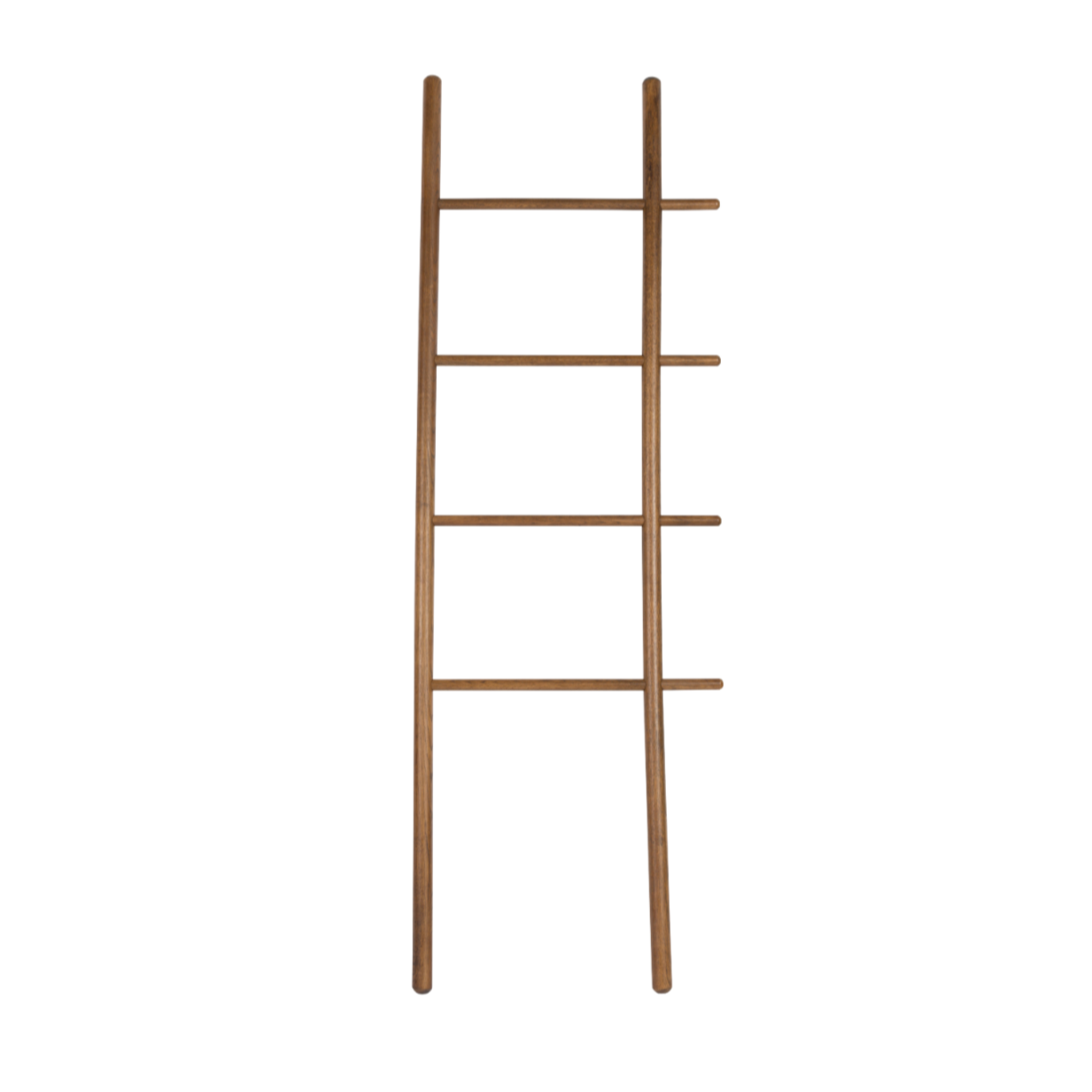 Decoratieve ladder JHON donkerbruin eikenhout