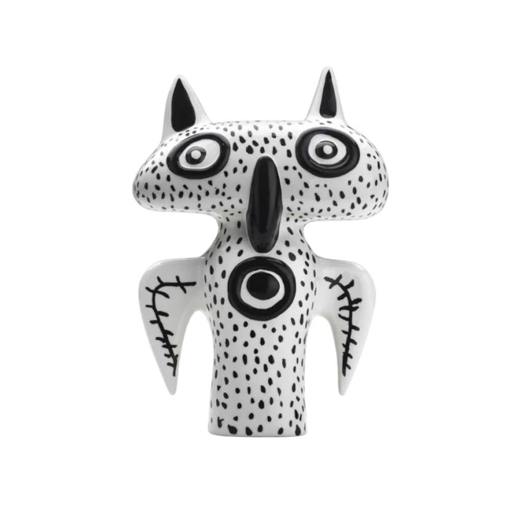 KRITTERS SPIKE white vase