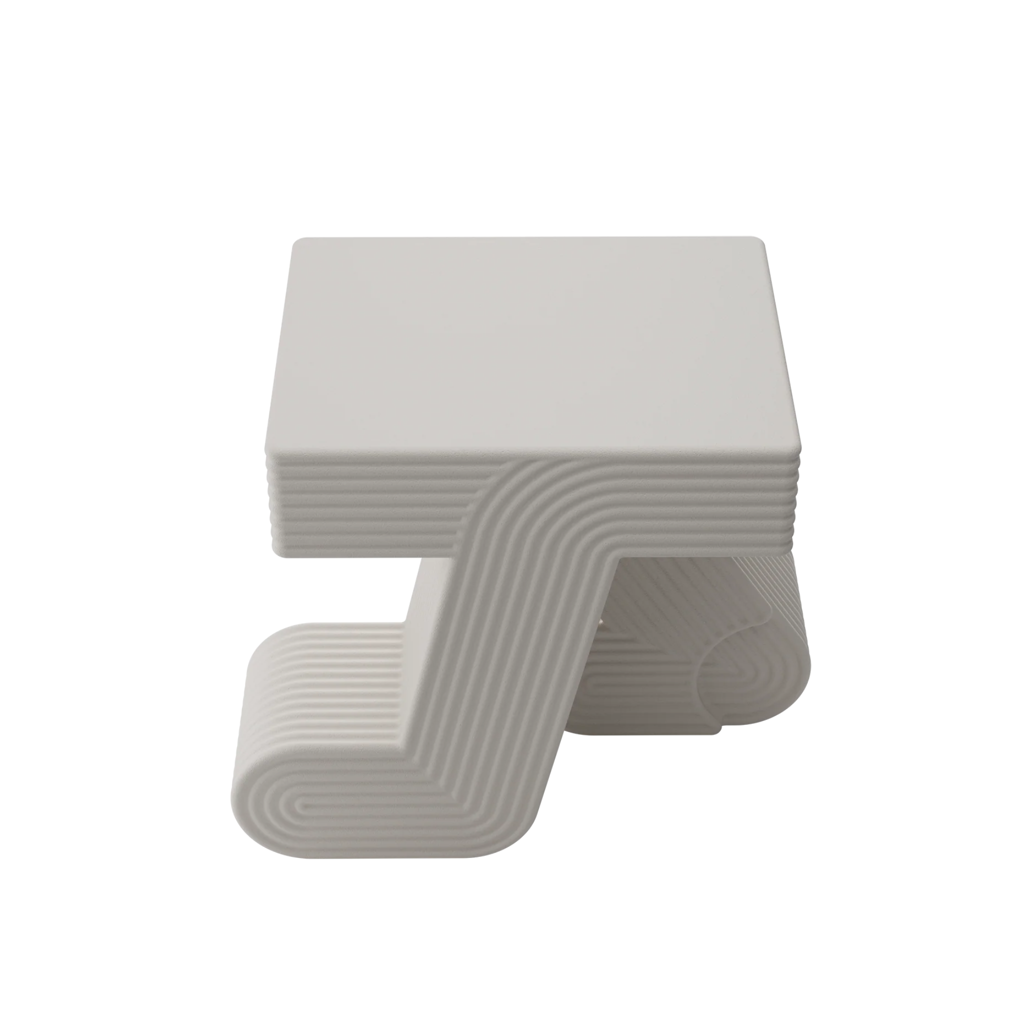 Beige tuin bijzettafel WALKING