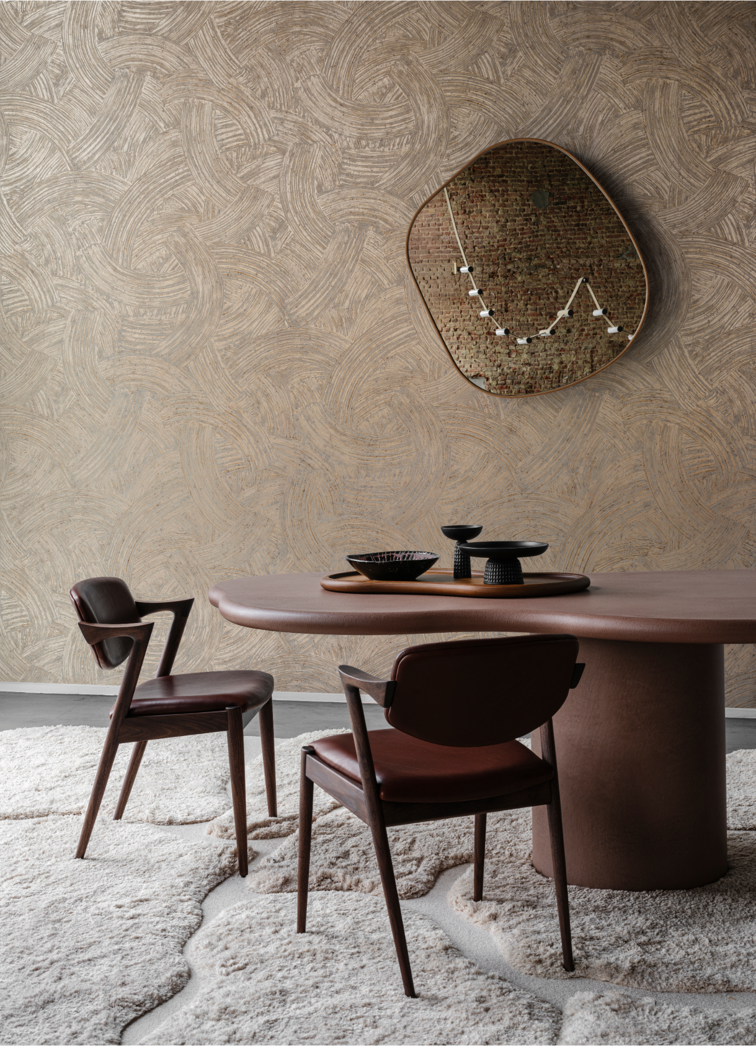 Tapete IMPASTO orange