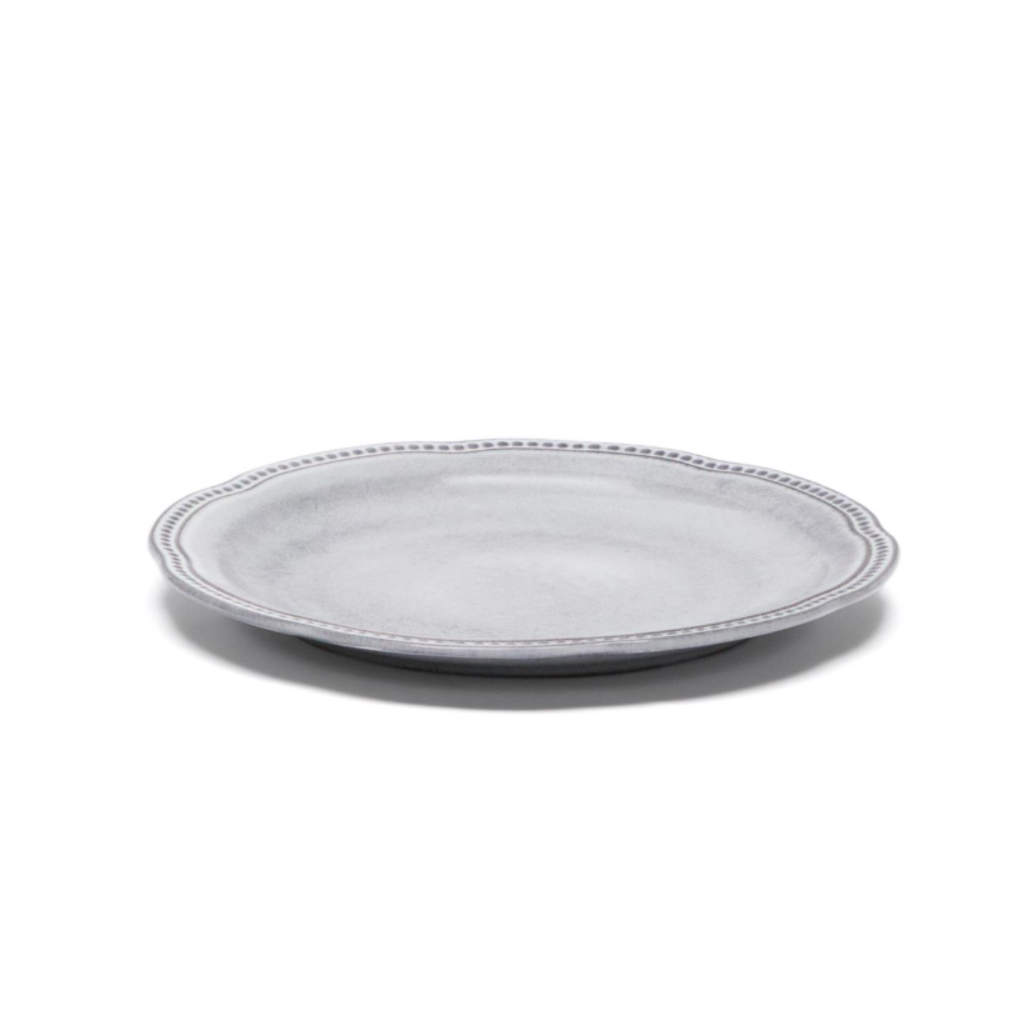 Platte schaal DOVEC blauwe keramiek