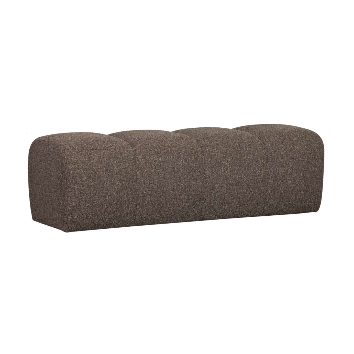 MOJO bank donkerbruin bouclé