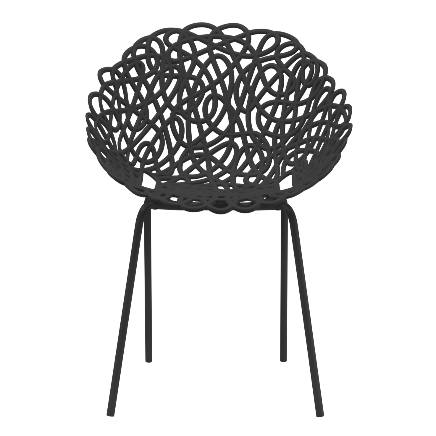 BACANA black garden chair set