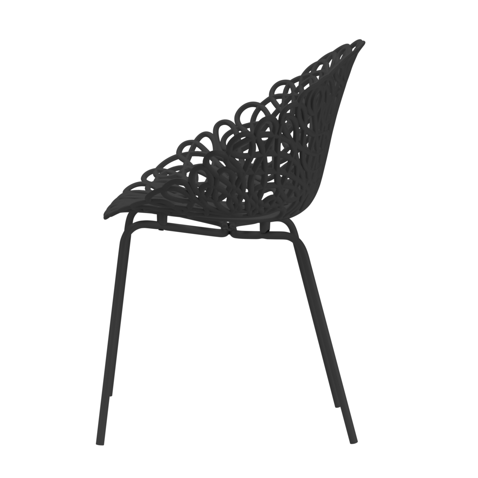 BACANA black garden chair set