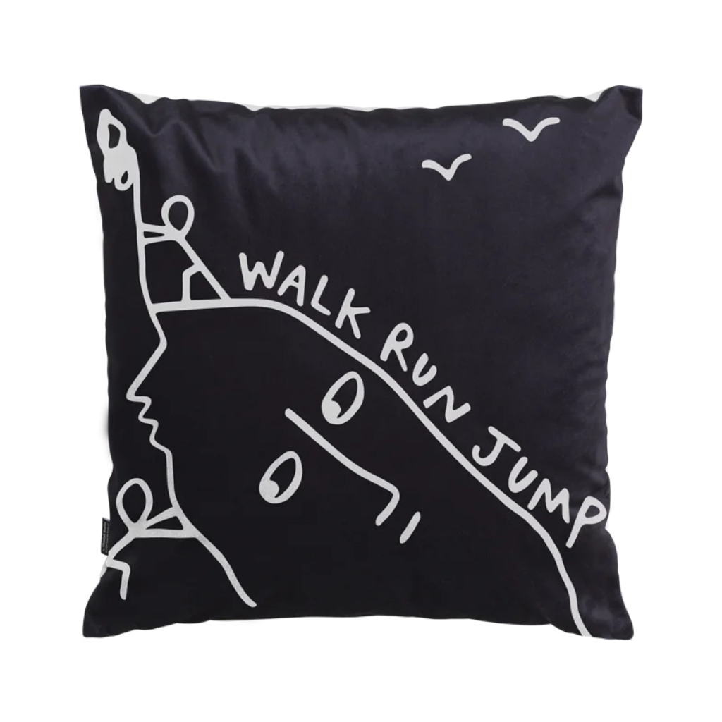 Tweekleurige kussen ENERGETIC EXPRESSIONS wit met zwart