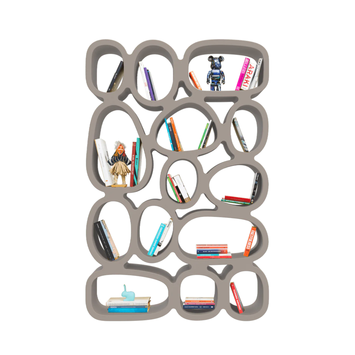 Regał na książki KOIBUCHI szary