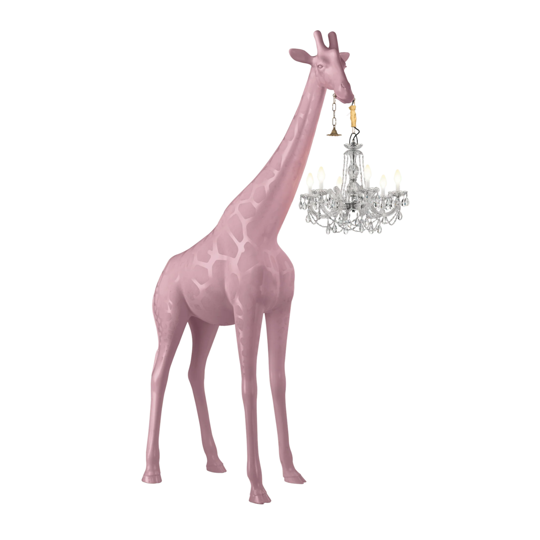 Buitenlamp GIRAFFE IN LOVE M roze