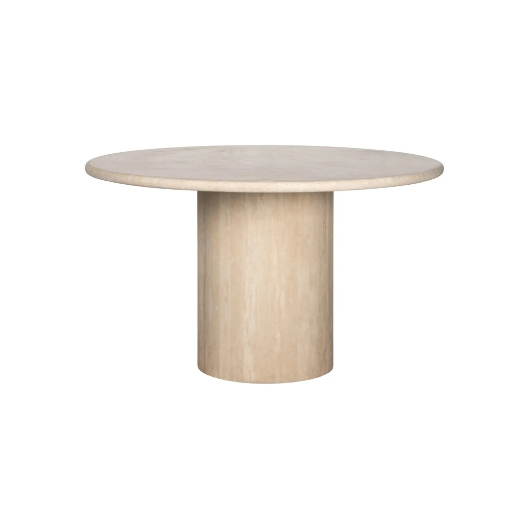 Ronde tafel RENAISSANCE beige travertin