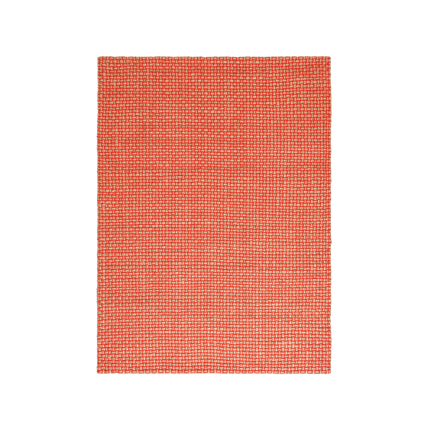 WEAVE rug red with beige