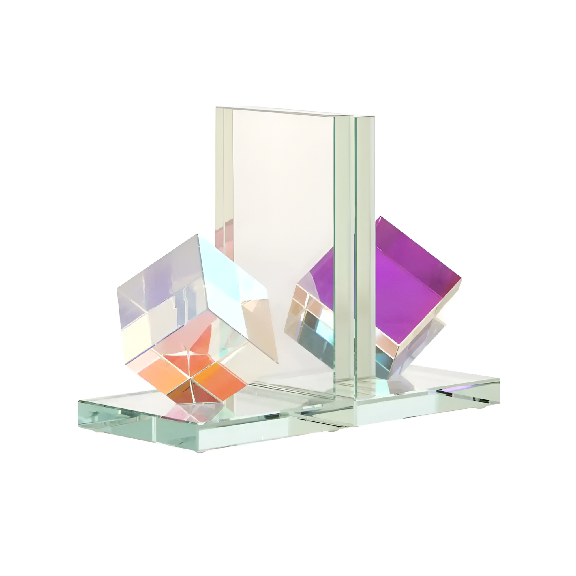 Podpórka do książek BLOCKS kryształowy