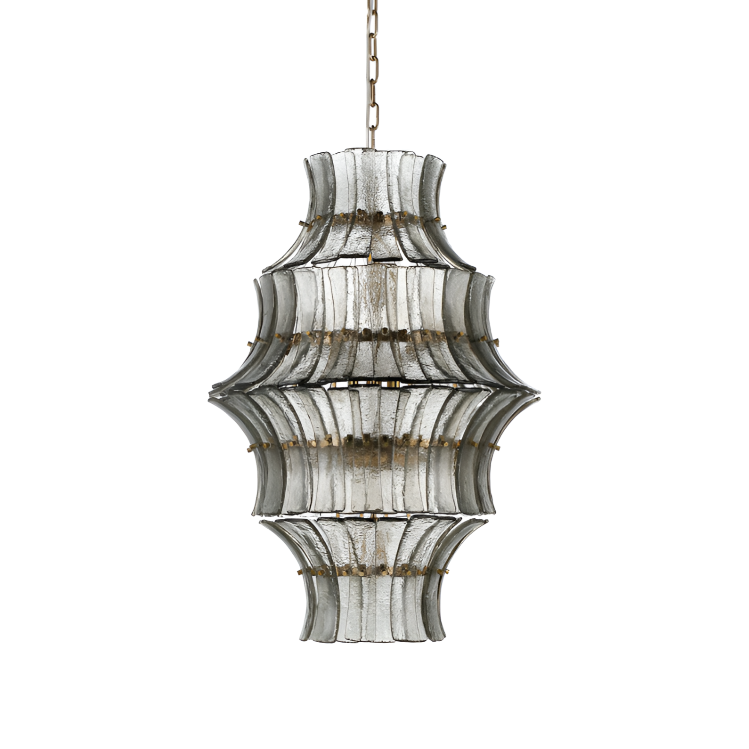 COLBEY chandelier smoked glass